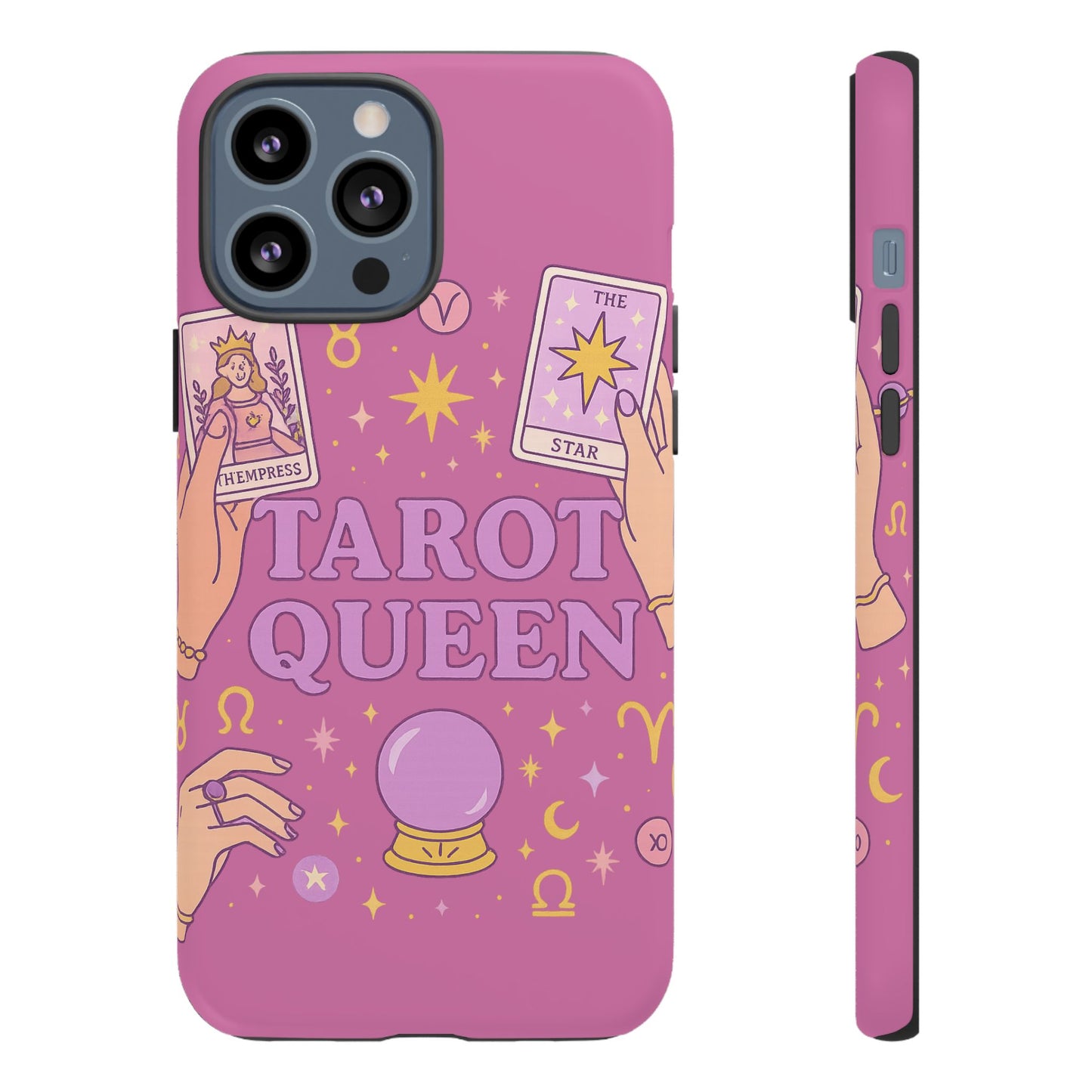 Tarot Queen Phone Case - Mystical Protection for Tarot Lovers, Astrology Gift, Phone Accessory, Witchy Vibe, Unique Smartphone Case
