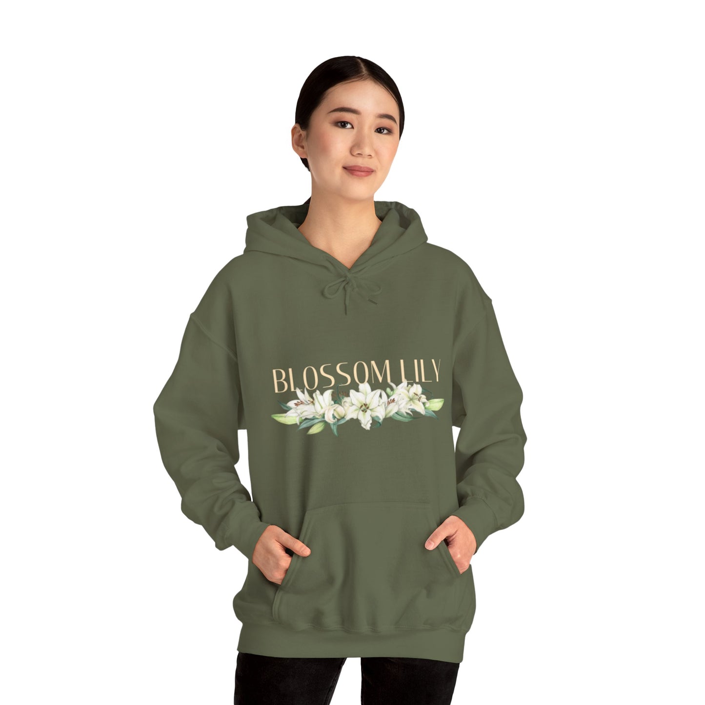 Floral Print Unisex Hoodie, Cozy Gift, Casual Style, Trendy Sweatshirt for Everyday Wear, Spring Fashion, Perfect for Nature Lovers