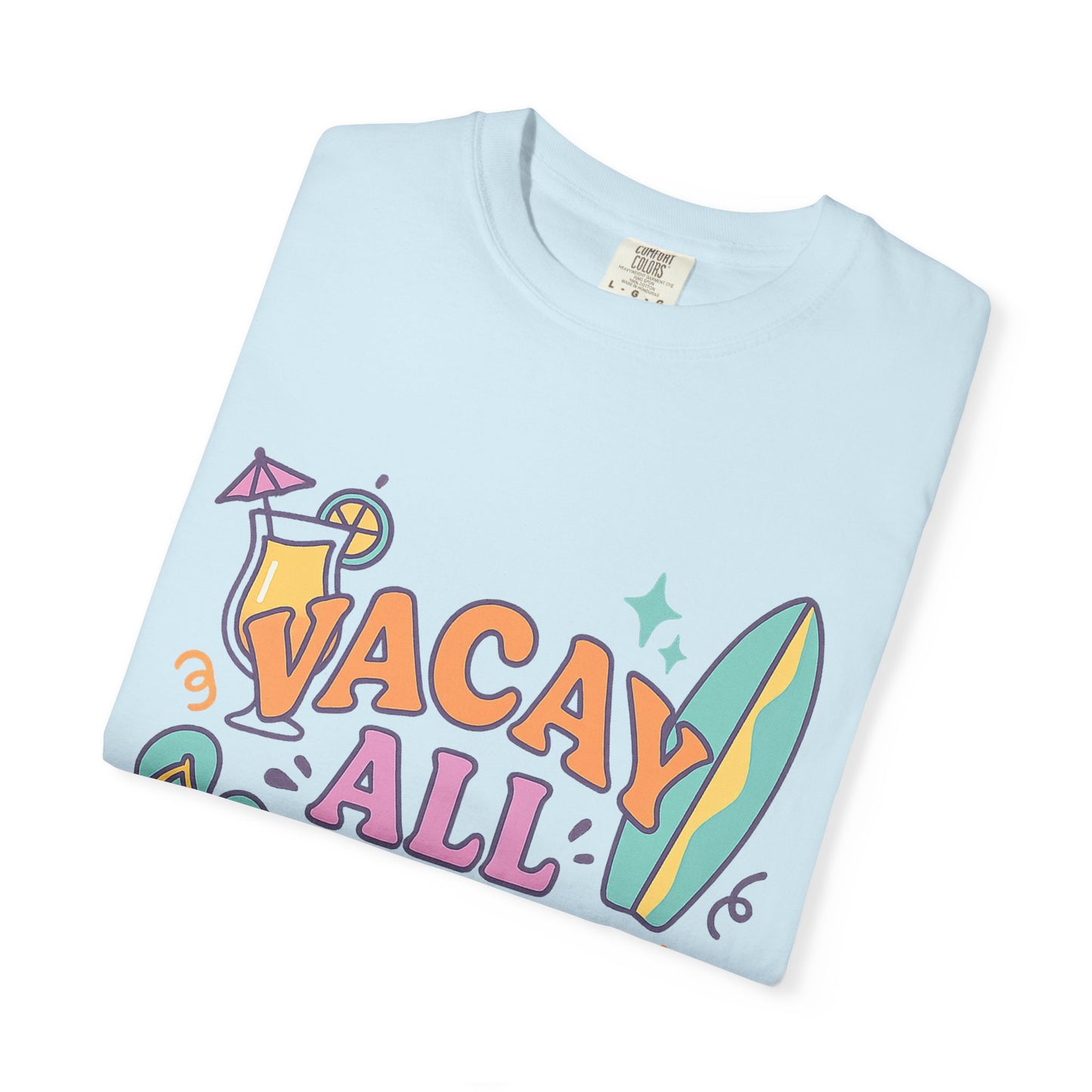 Cool Vacation Vibes T-shirt - Casual Summer Tee, Unisex Apparel, Beach Outfit, Travel Shirt, Fun Gift for Holidays