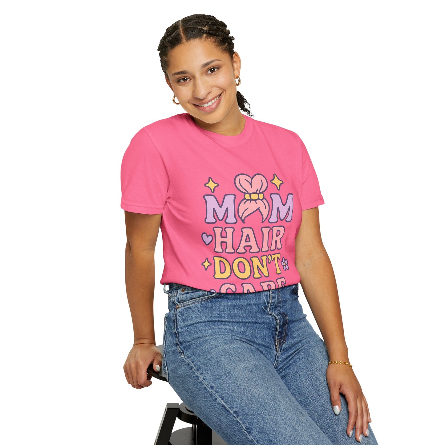Fun Mom Comfort Colors T-Shirt: Stylish Gift for Moms, Casual Wear, Birthday Gift, Mother's Day, Family Outings, Personalized Apparel