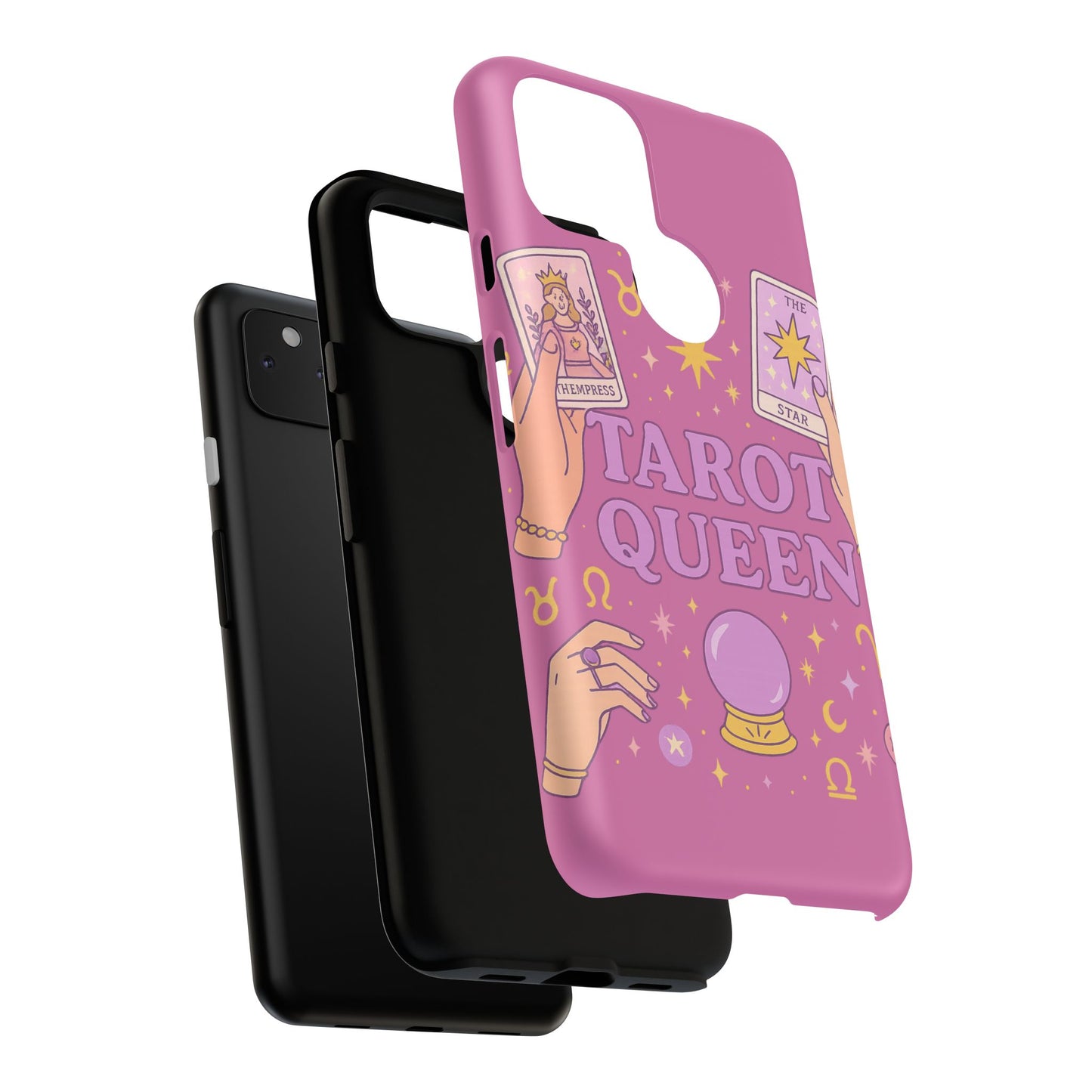 Tarot Queen Phone Case - Mystical Protection for Tarot Lovers, Astrology Gift, Phone Accessory, Witchy Vibe, Unique Smartphone Case