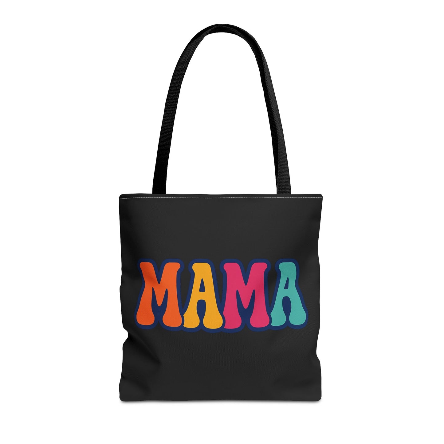 Colorful Mama Tote Bag, Gift for Moms, Reusable Shopping Bag, Stylish Handbag, Eco-Friendly Tote, Mother's Day Gift