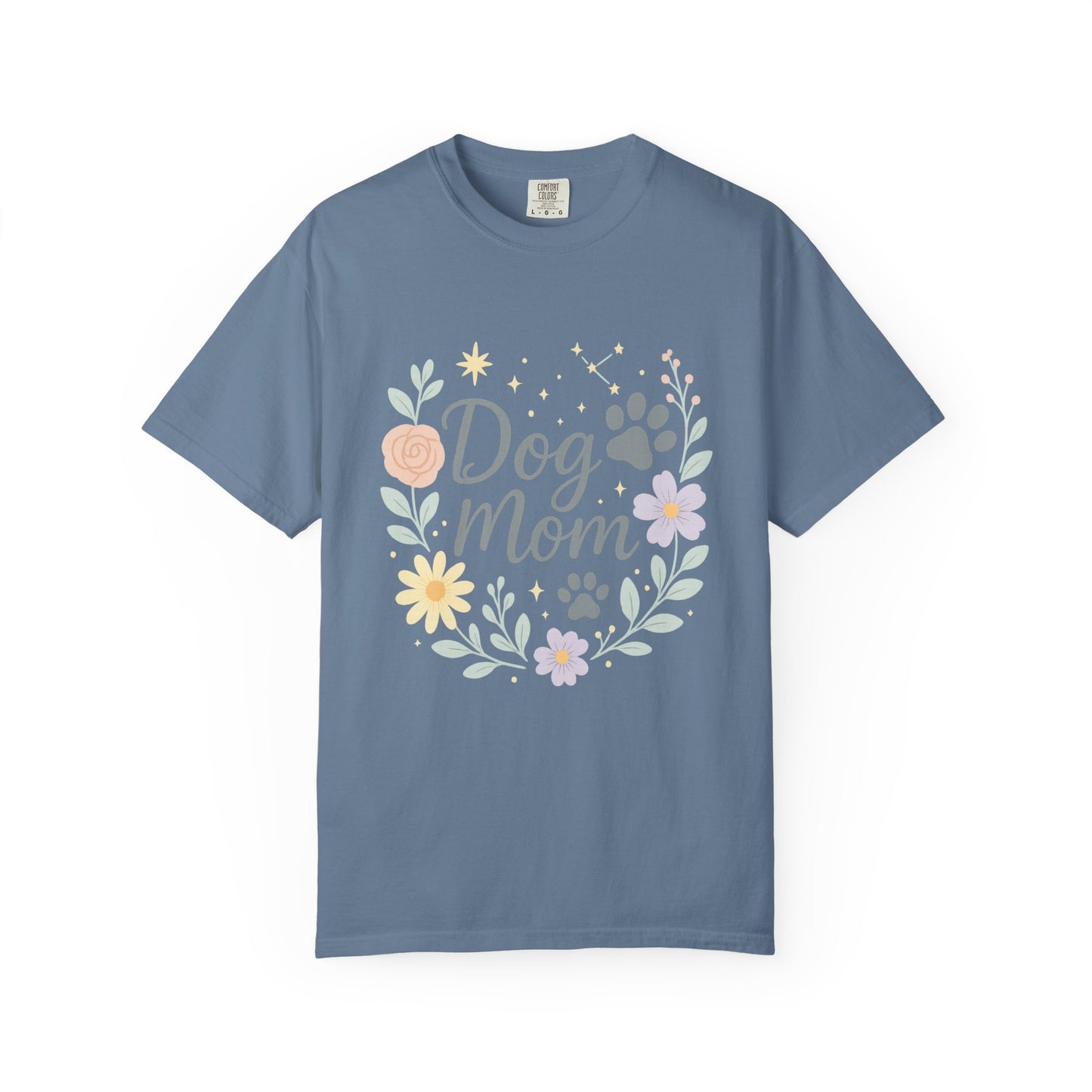 Dog Mom Flower Unisex T-shirt | Cute Pet Lover Tee | Gift for Dog Owners | Animal Lover Apparel | Mother's Day T-shirt