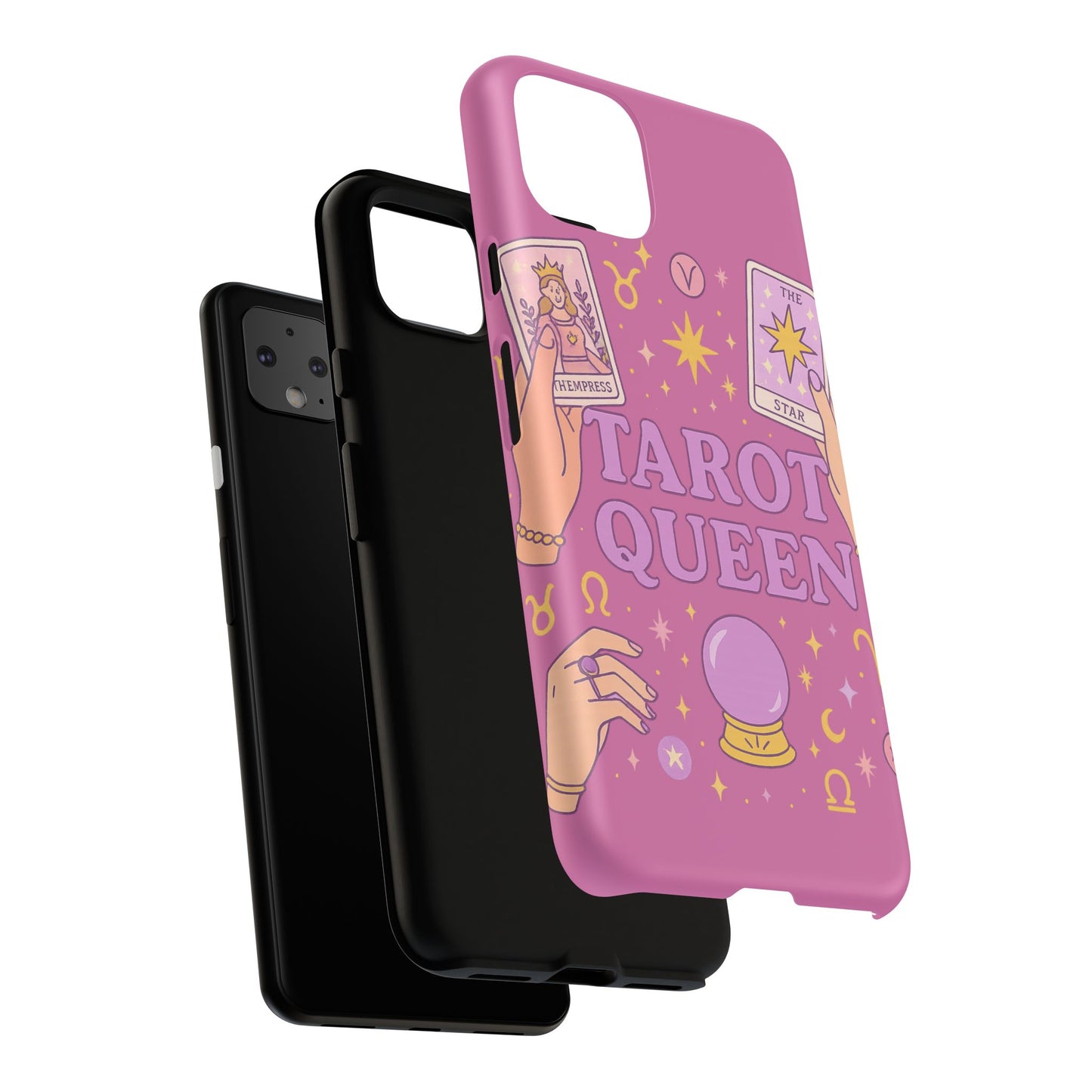 Tarot Queen Phone Case - Mystical Protection for Tarot Lovers, Astrology Gift, Phone Accessory, Witchy Vibe, Unique Smartphone Case