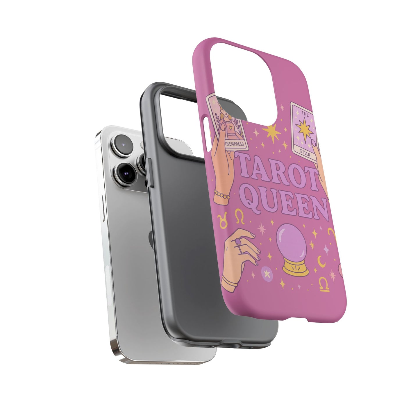 Tarot Queen Phone Case - Mystical Protection for Tarot Lovers, Astrology Gift, Phone Accessory, Witchy Vibe, Unique Smartphone Case