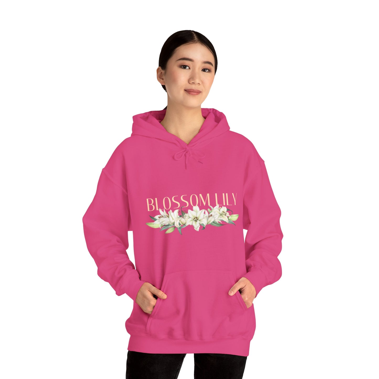 Floral Print Unisex Hoodie, Cozy Gift, Casual Style, Trendy Sweatshirt for Everyday Wear, Spring Fashion, Perfect for Nature Lovers
