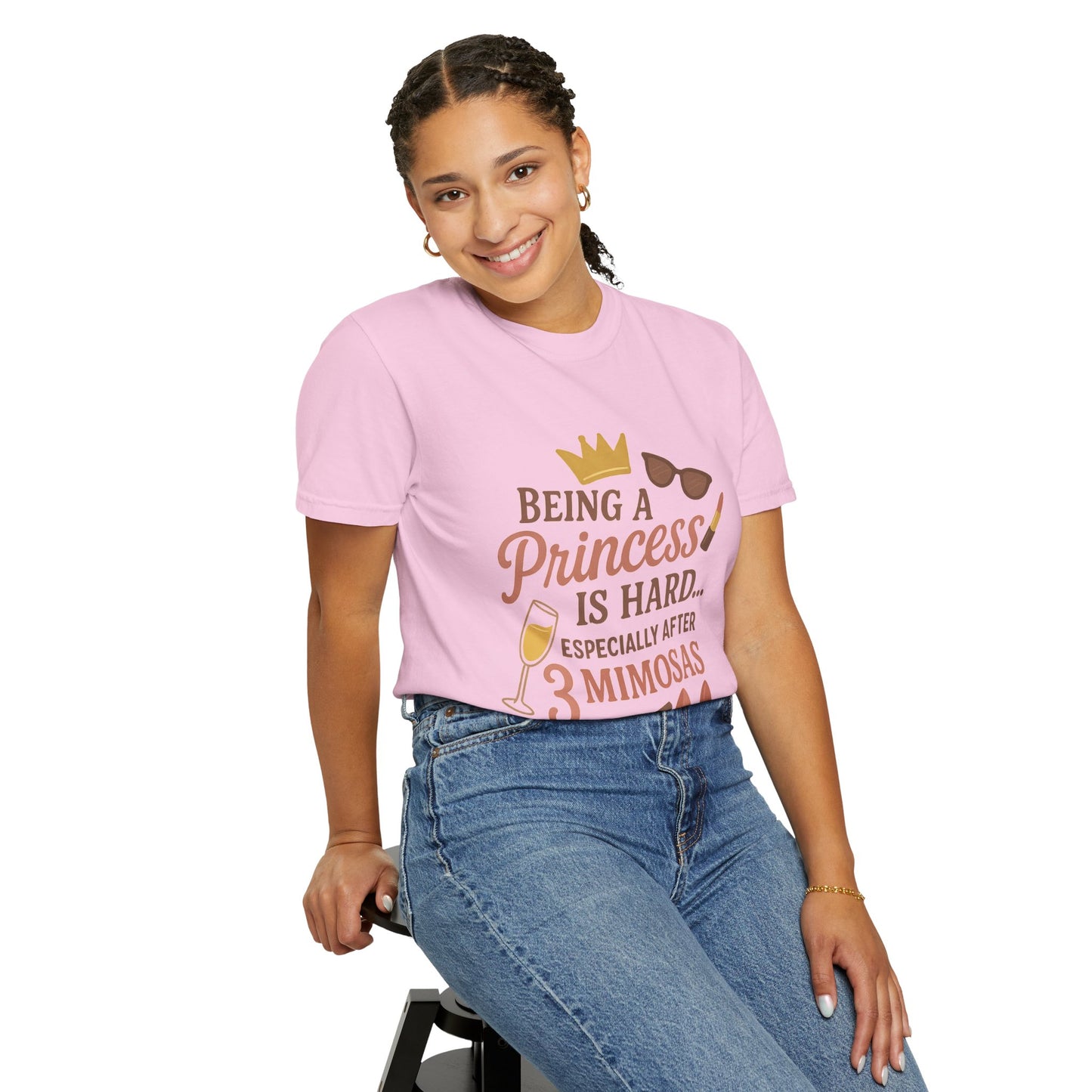 Being a Princess T-shirt, Unisex Tee, Gift for Her, Fun Party Shirt, Women's Humor Top, Cute Brunch Outfit
