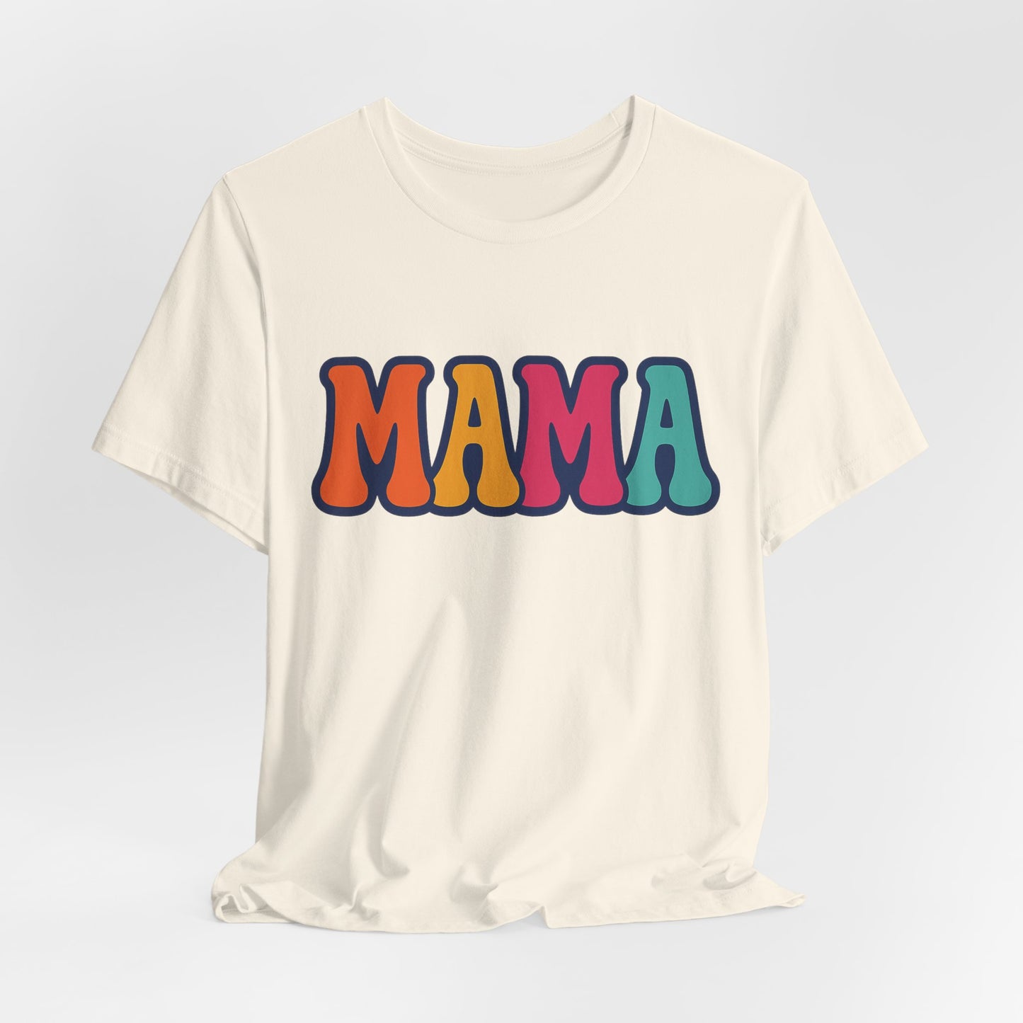 Colorful Mama Tee, Fun Mom T-Shirt, Gift for Mother's Day, Comfortable Unisex Shirt, Family Gathering Apparel, Casual Wear