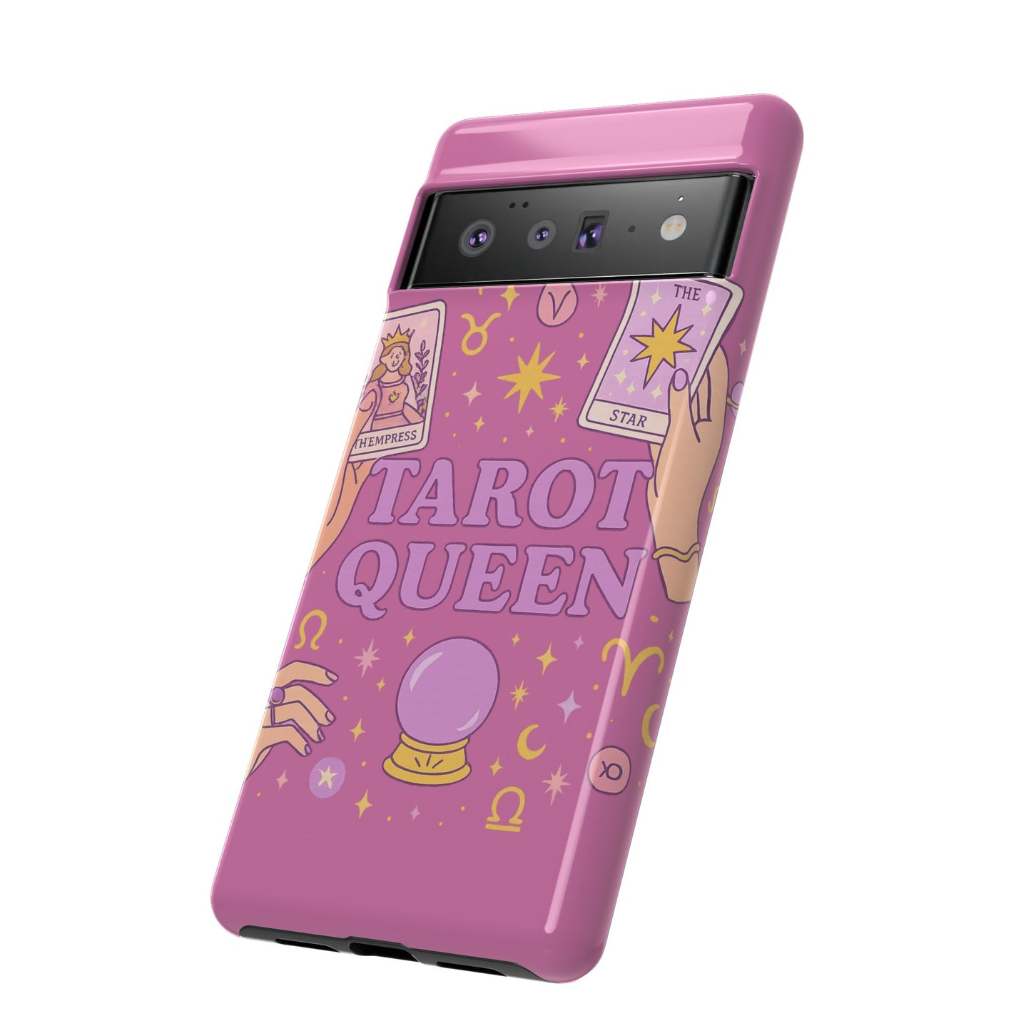 Tarot Queen Phone Case - Mystical Protection for Tarot Lovers, Astrology Gift, Phone Accessory, Witchy Vibe, Unique Smartphone Case