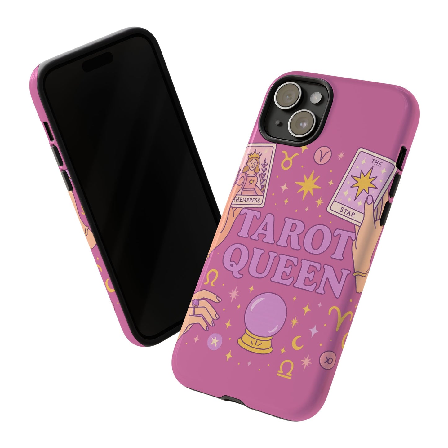 Tarot Queen Phone Case - Mystical Protection for Tarot Lovers, Astrology Gift, Phone Accessory, Witchy Vibe, Unique Smartphone Case