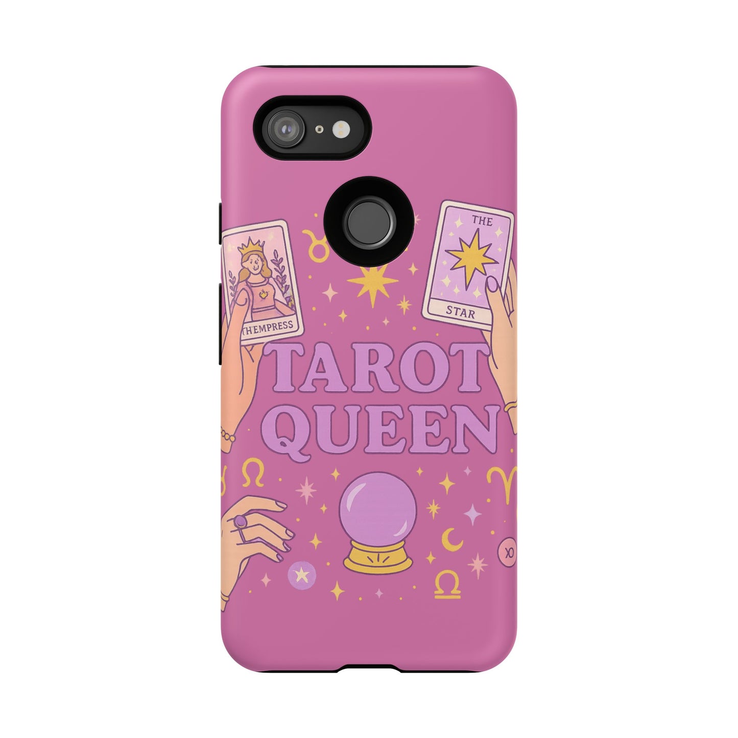 Tarot Queen Phone Case - Mystical Protection for Tarot Lovers, Astrology Gift, Phone Accessory, Witchy Vibe, Unique Smartphone Case