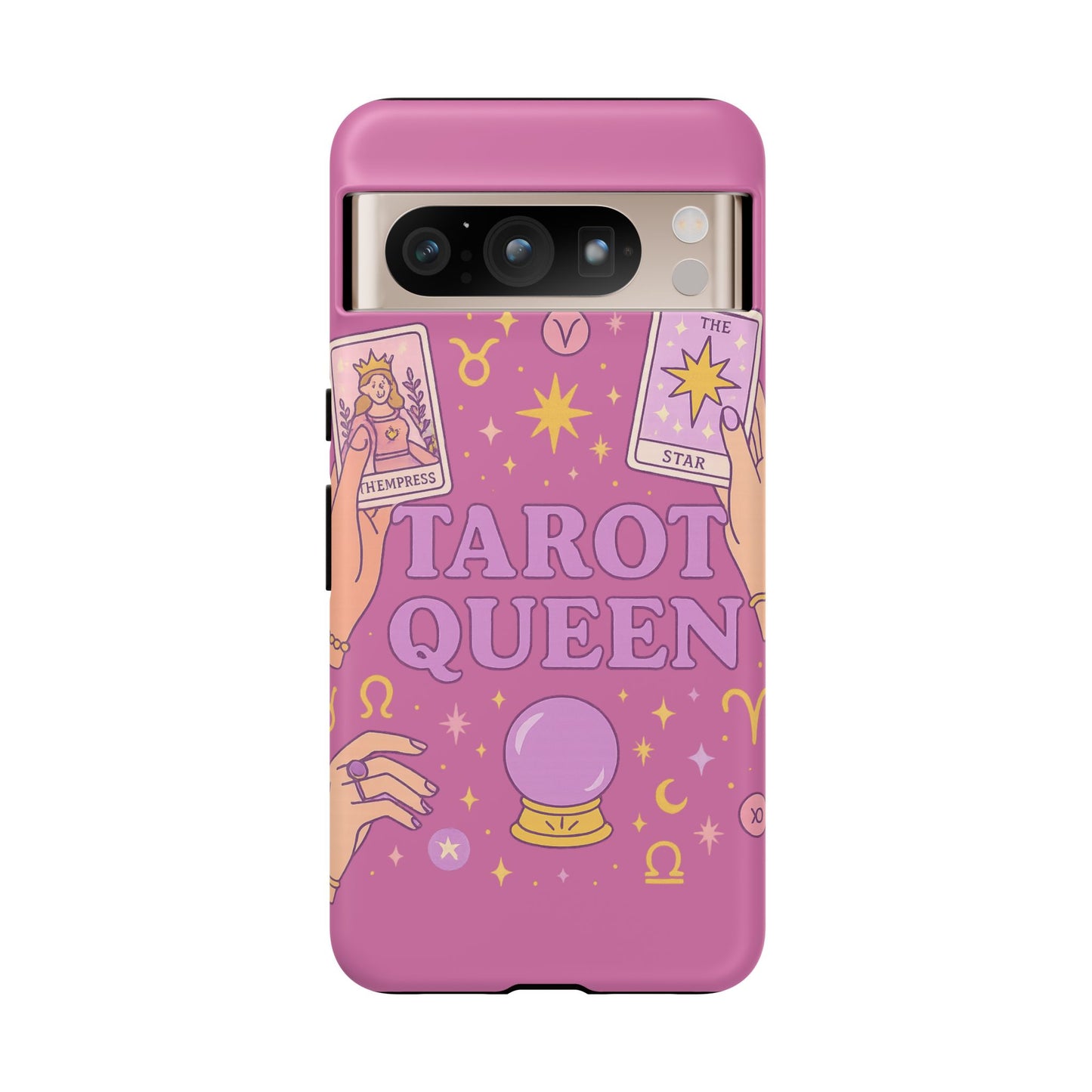 Tarot Queen Phone Case - Mystical Protection for Tarot Lovers, Astrology Gift, Phone Accessory, Witchy Vibe, Unique Smartphone Case