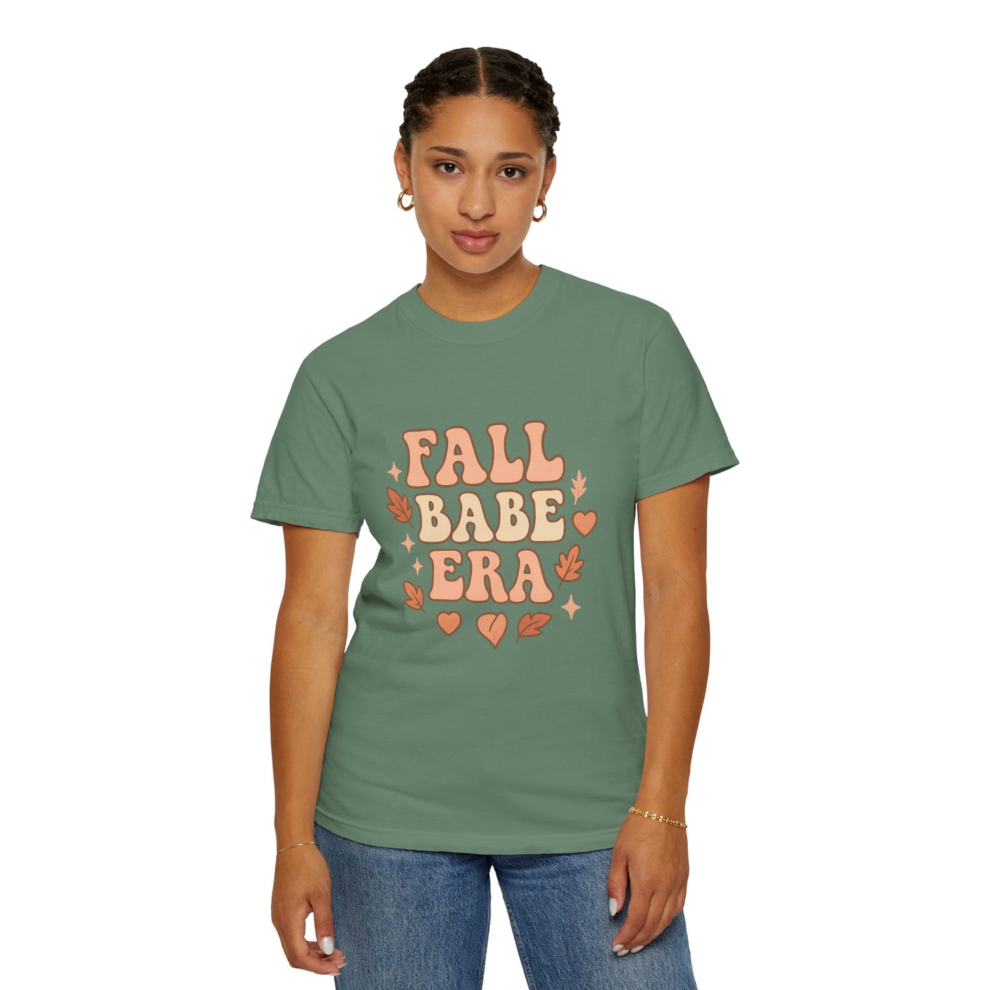 Fall Babe Era Comfort Colors T-shirt, Cozy Autumn Tee, Seasonal Fashion, Cute Graphic Shirt, Thanksgiving Outfit