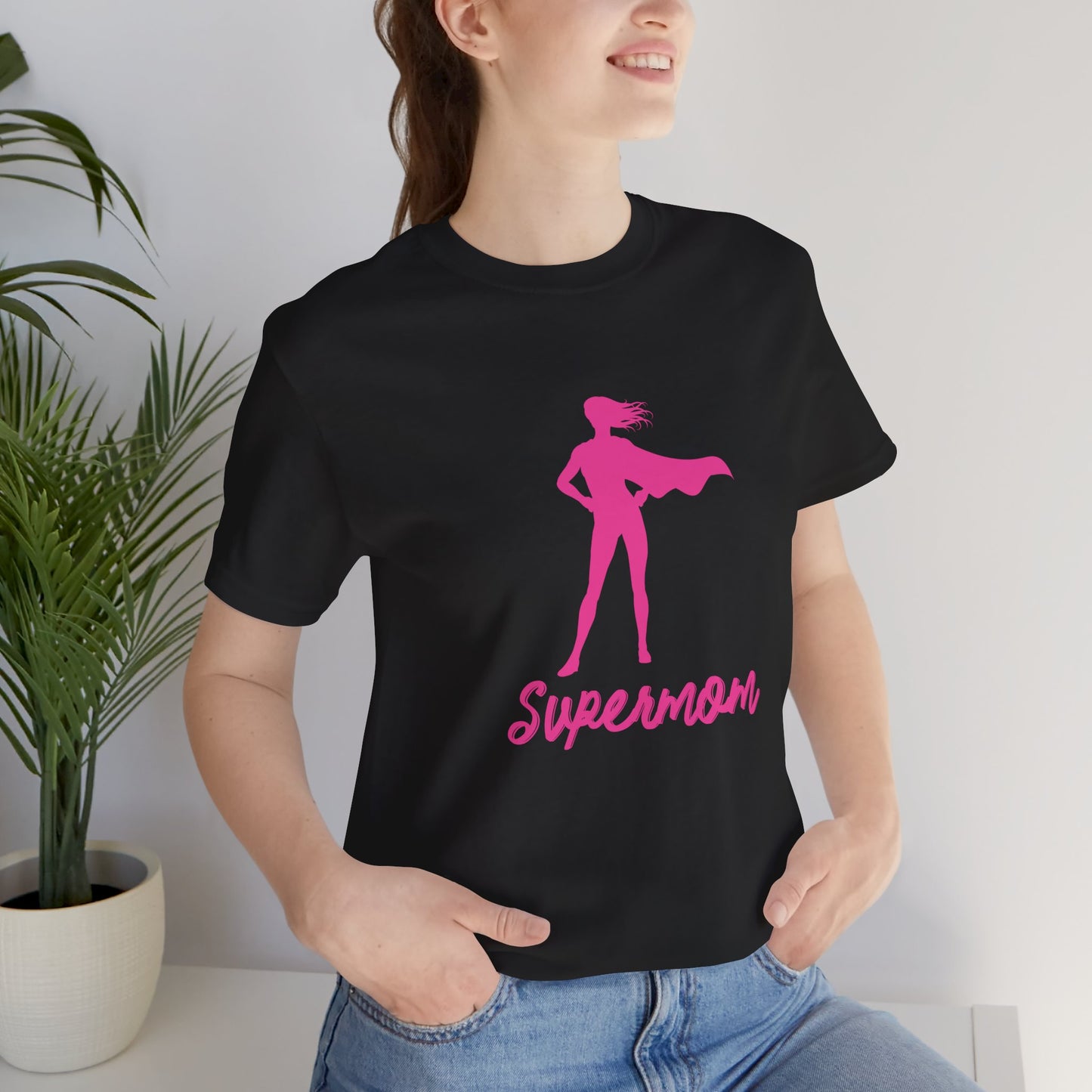 Supermom Hero Tee, Unisex T-Shirt for Mothers, Gifts for Moms, Mother's Day Shirt, Funny Mom tee, Casual Everyday Wear