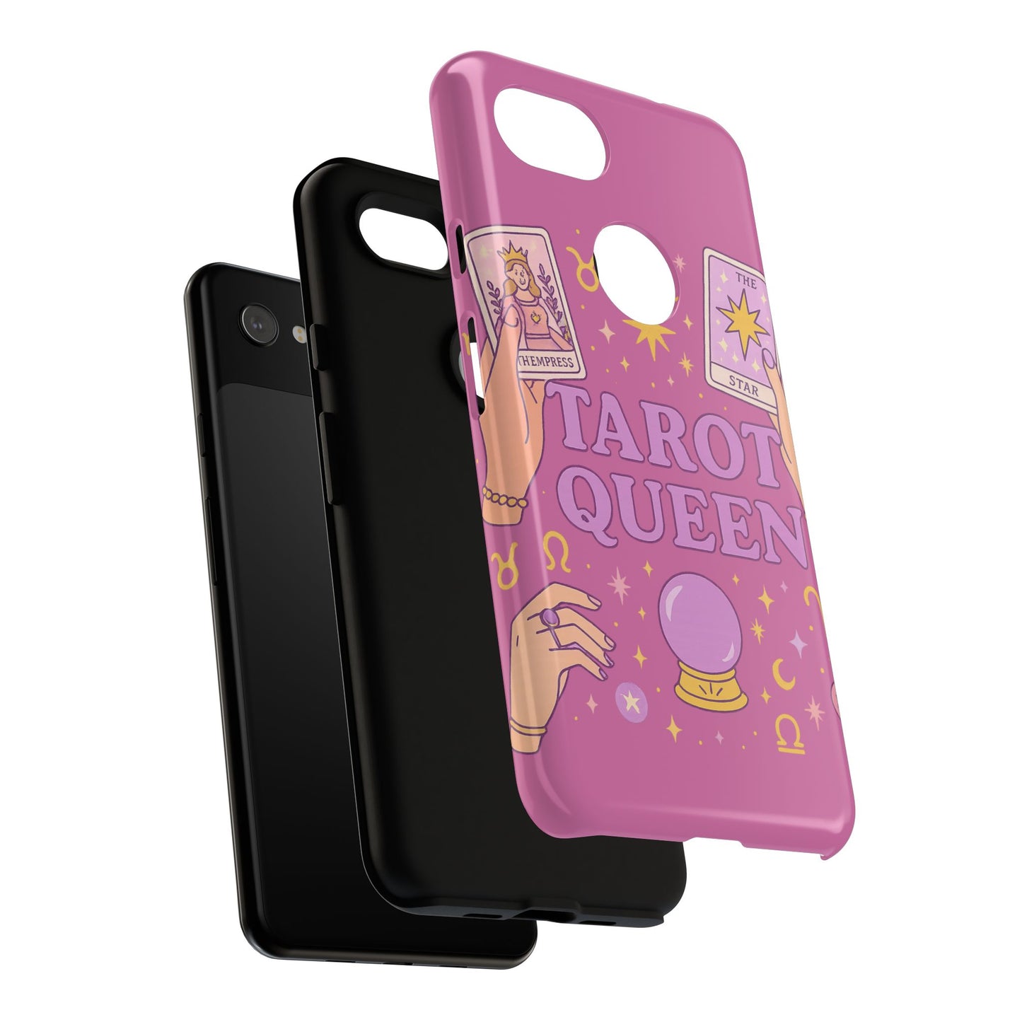 Tarot Queen Phone Case - Mystical Protection for Tarot Lovers, Astrology Gift, Phone Accessory, Witchy Vibe, Unique Smartphone Case