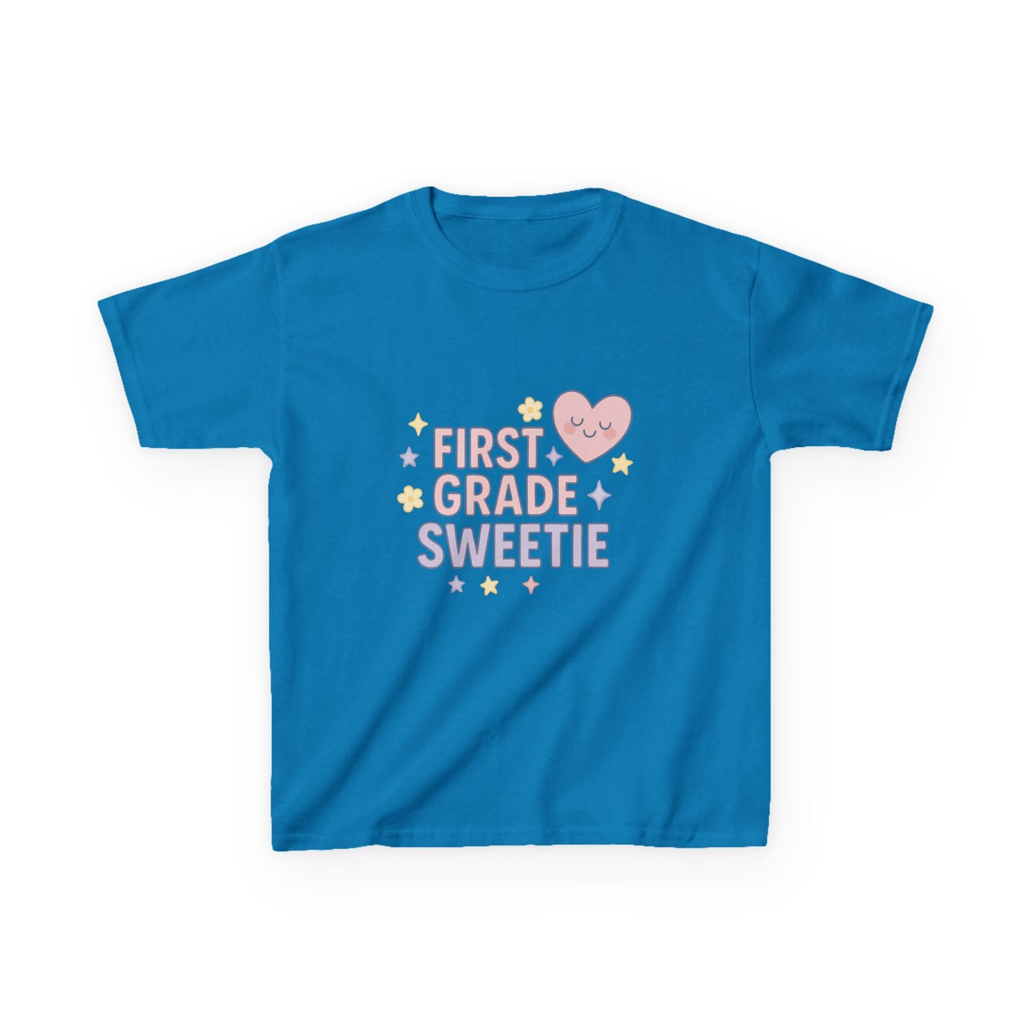 First Grade Sweetie Kids Tee - Cute Youth Cotton Shirt, Back to School Outfit, Children’s Gift, Birthday Gift, Classroom Apparel