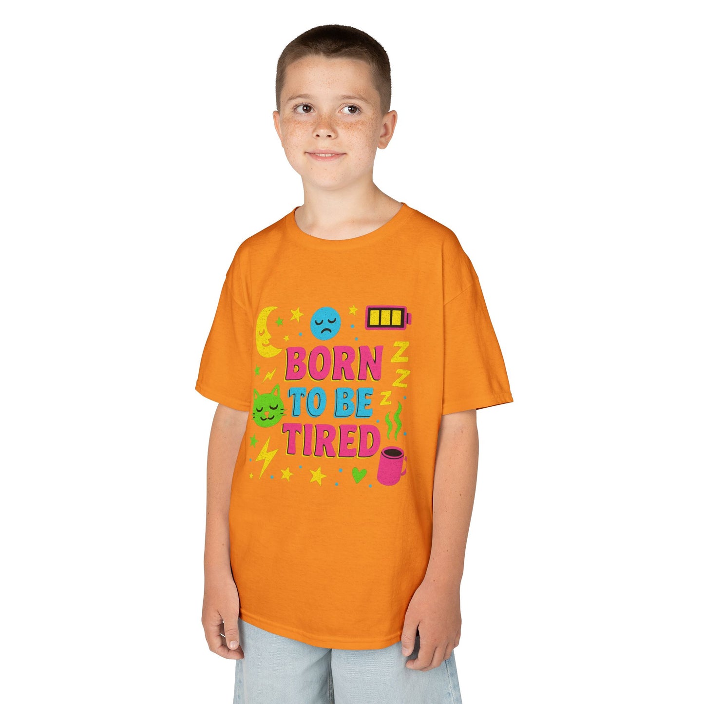 Kids Sleepy Graphic Tee - Perfect for Naptime, Fun Gift for Kids, Birthday Present, Sleepover, and Everyday Wear!