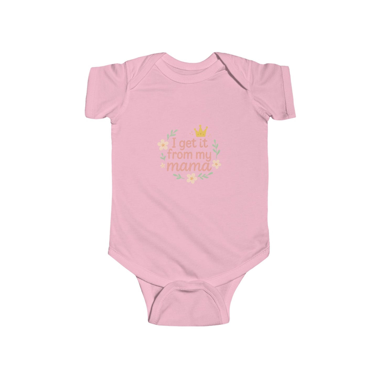Cute Baby Bodysuit - "I Get It From My Mama" - Baby Shower Gift, Infant Outfit, Newborn Clothes, Family Matching, First Birthday