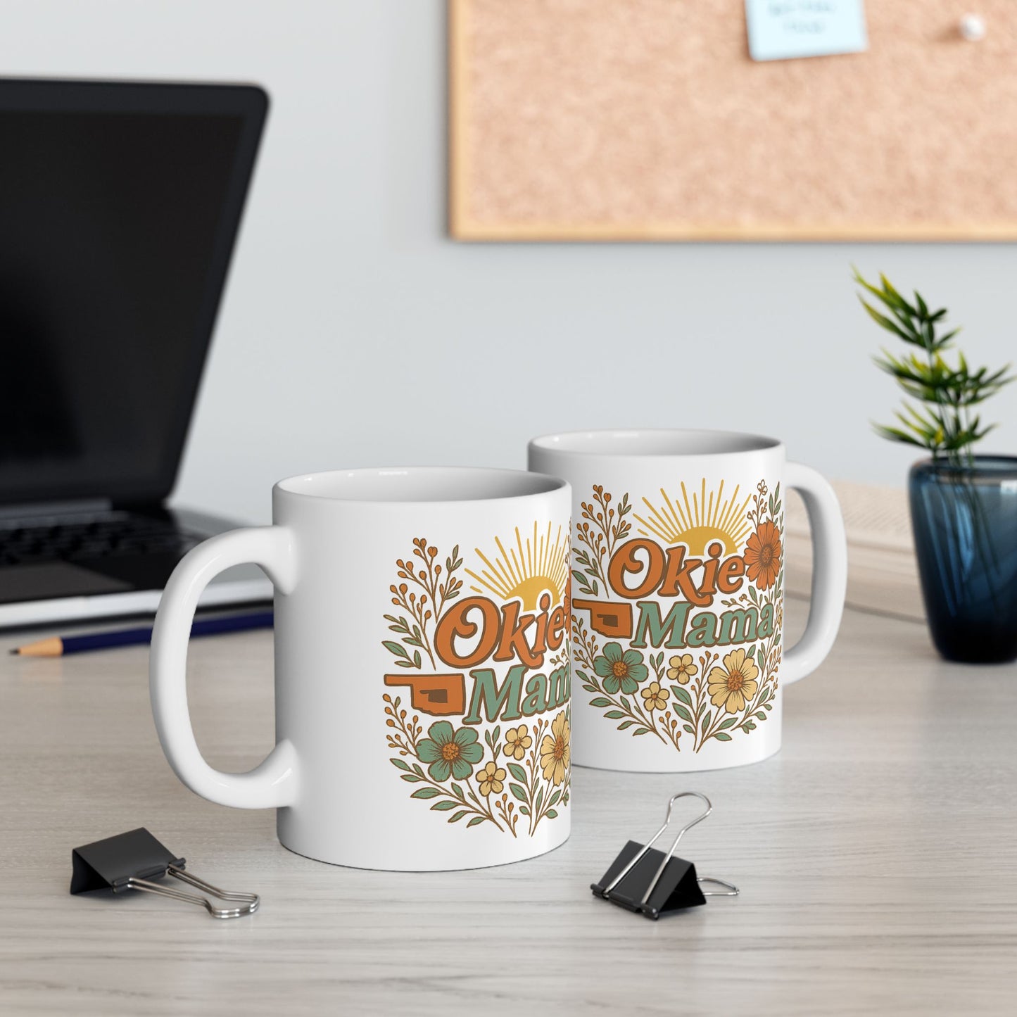 Floral Mother's Day Ceramic Mug | Gift for Mom | Coffee Cup | Tea Lover | 11oz & 15oz | Unique Home Decor | Present for Her