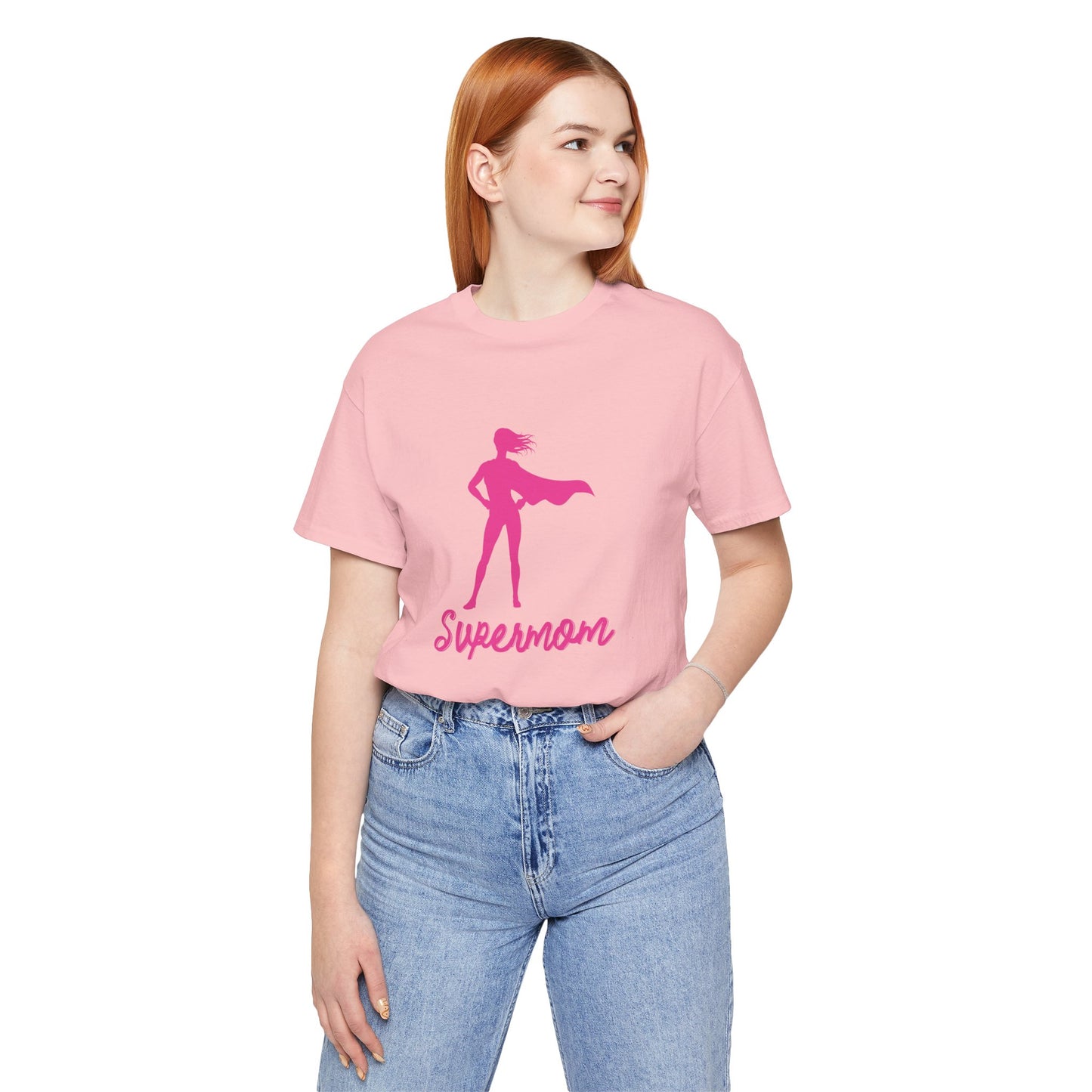 Supermom Hero Tee, Unisex T-Shirt for Mothers, Gifts for Moms, Mother's Day Shirt, Funny Mom tee, Casual Everyday Wear