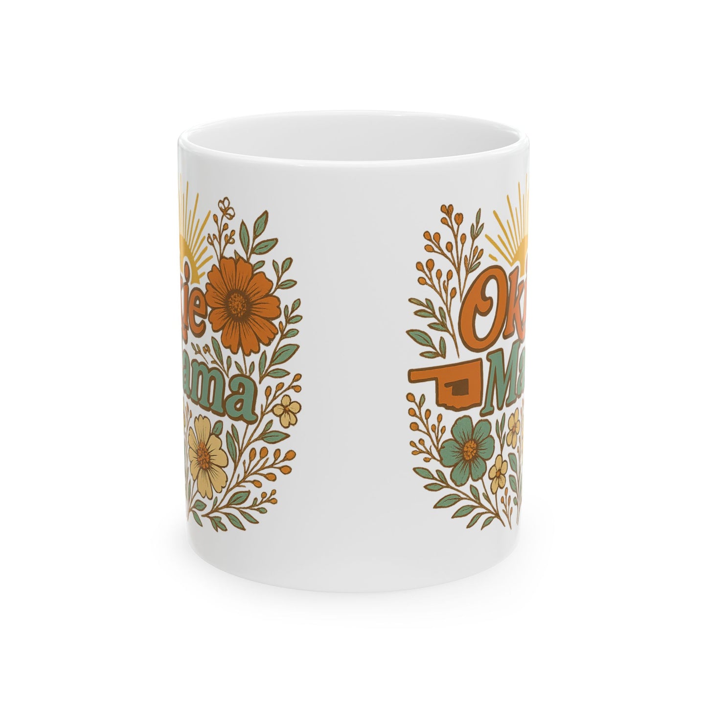 Floral Mother's Day Ceramic Mug | Gift for Mom | Coffee Cup | Tea Lover | 11oz & 15oz | Unique Home Decor | Present for Her