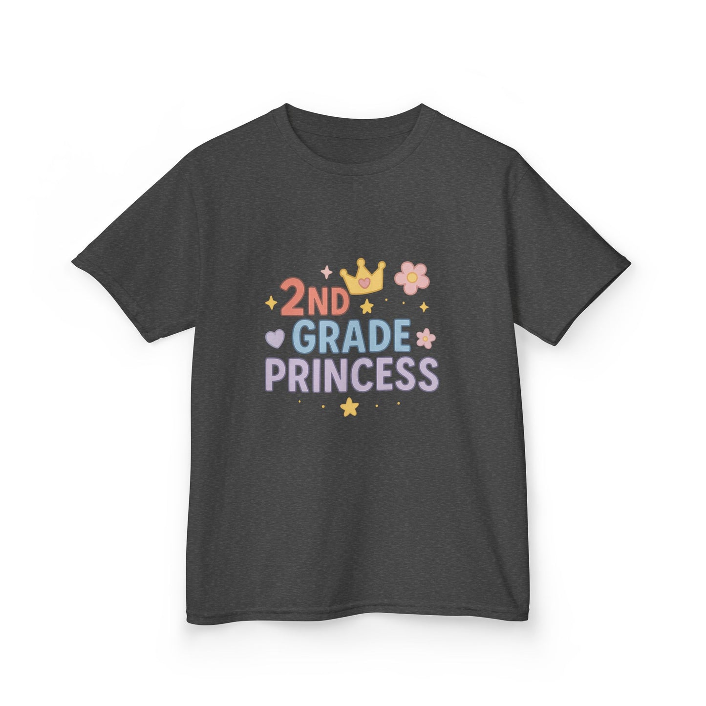 Kids 2nd Grade Princess Tee - Cute Cotton Kids T-Shirt, Birthday Gift, Back to School, Princess Lover Gift, Funny Kids T-Shirt