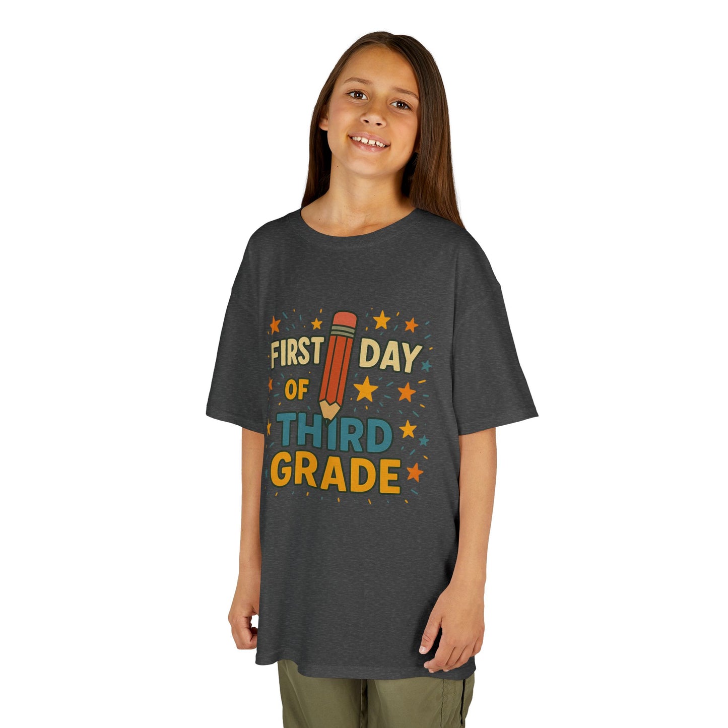Kids First Day of Third Grade Tee, Back to School Shirt, Teacher Gift, Fun Kids Tee, School Celebration Apparel