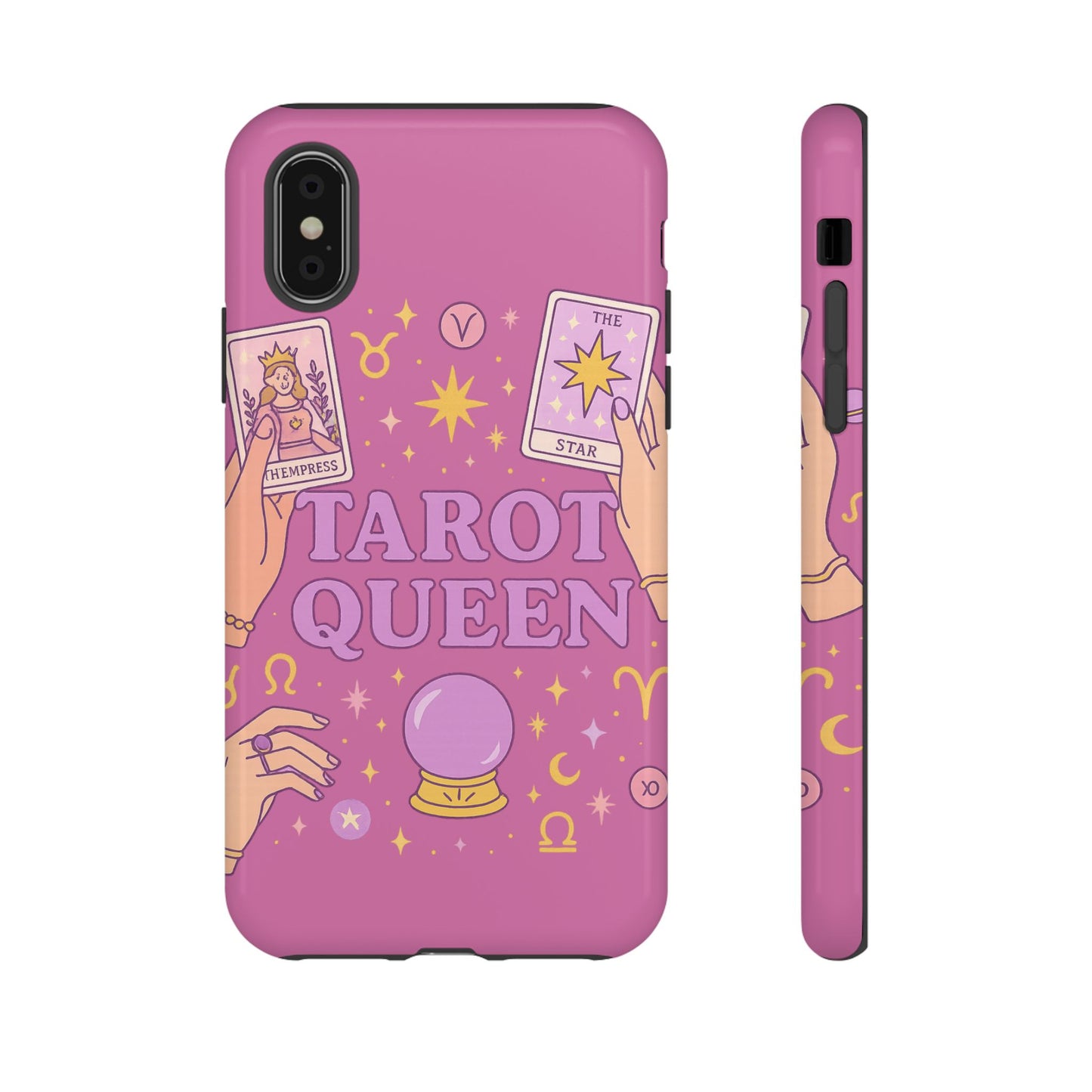 Tarot Queen Phone Case - Mystical Protection for Tarot Lovers, Astrology Gift, Phone Accessory, Witchy Vibe, Unique Smartphone Case
