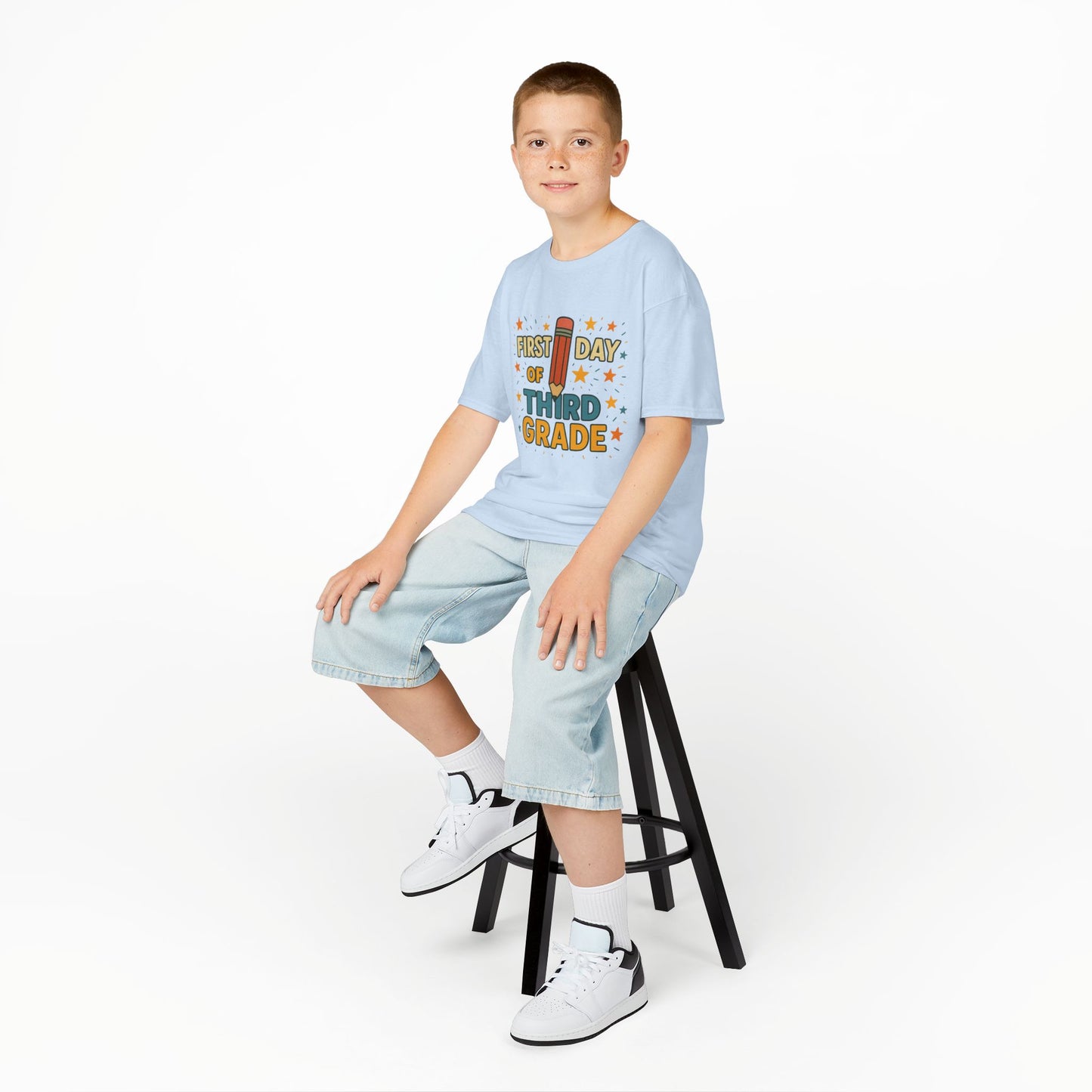 Kids First Day of Third Grade Tee, Back to School Shirt, Teacher Gift, Fun Kids Tee, School Celebration Apparel
