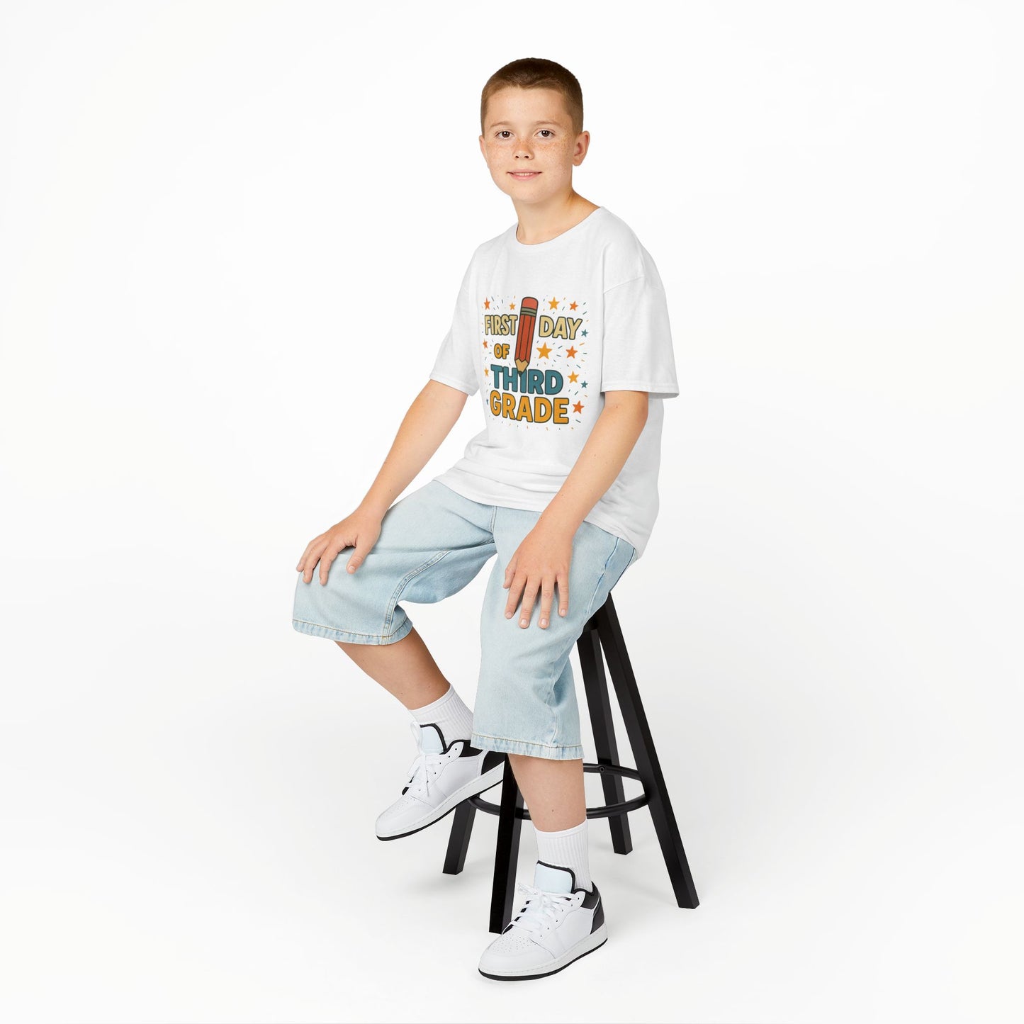 Kids First Day of Third Grade Tee, Back to School Shirt, Teacher Gift, Fun Kids Tee, School Celebration Apparel