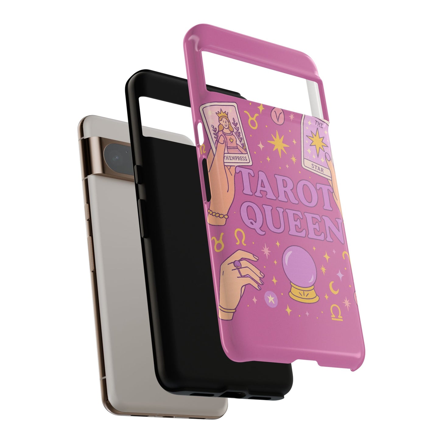 Tarot Queen Phone Case - Mystical Protection for Tarot Lovers, Astrology Gift, Phone Accessory, Witchy Vibe, Unique Smartphone Case