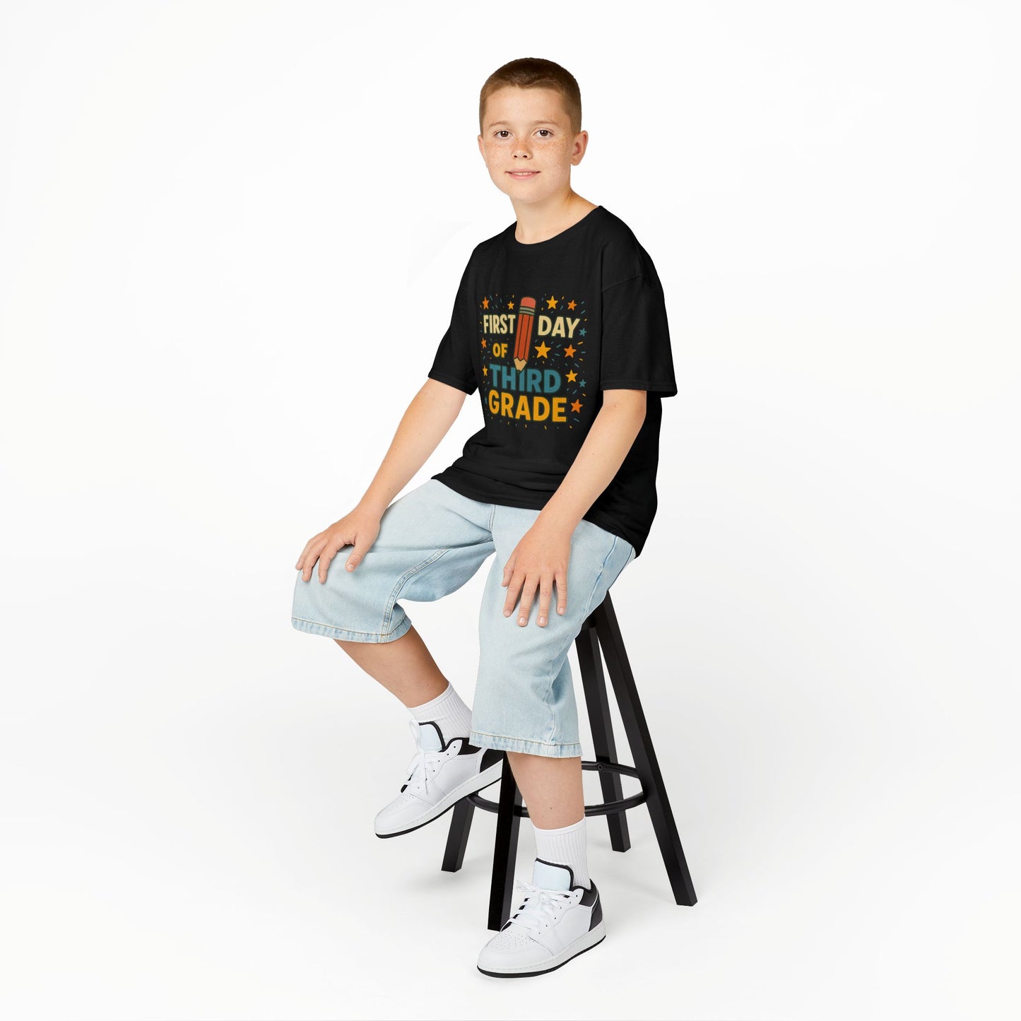 Kids First Day of Third Grade Tee, Back to School Shirt, Teacher Gift, Fun Kids Tee, School Celebration Apparel