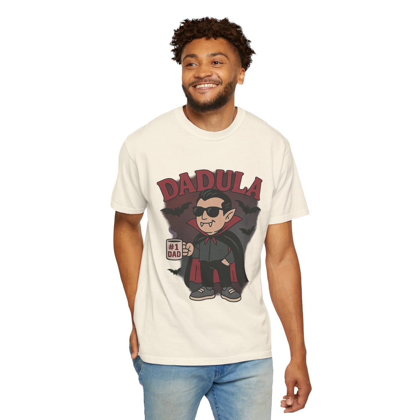 Funny Dadula Halloween Comfort Colors T-Shirt | Funny Dad Humor Tee, Father's Day Gift, Halloween Costume Shirt, Unique Dad Apparel, Casual Wear