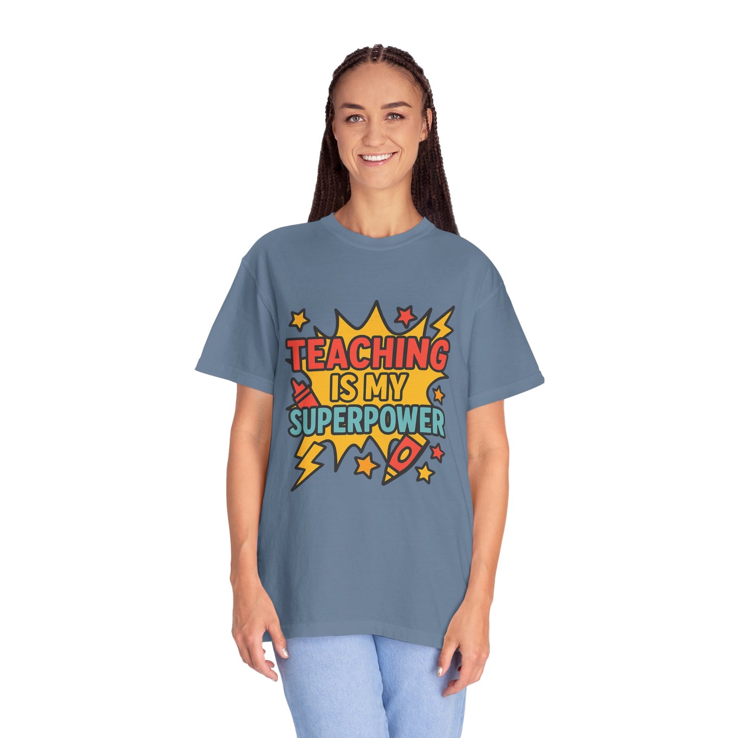 Teacher T-shirt - 'Teaching is My Superpower'