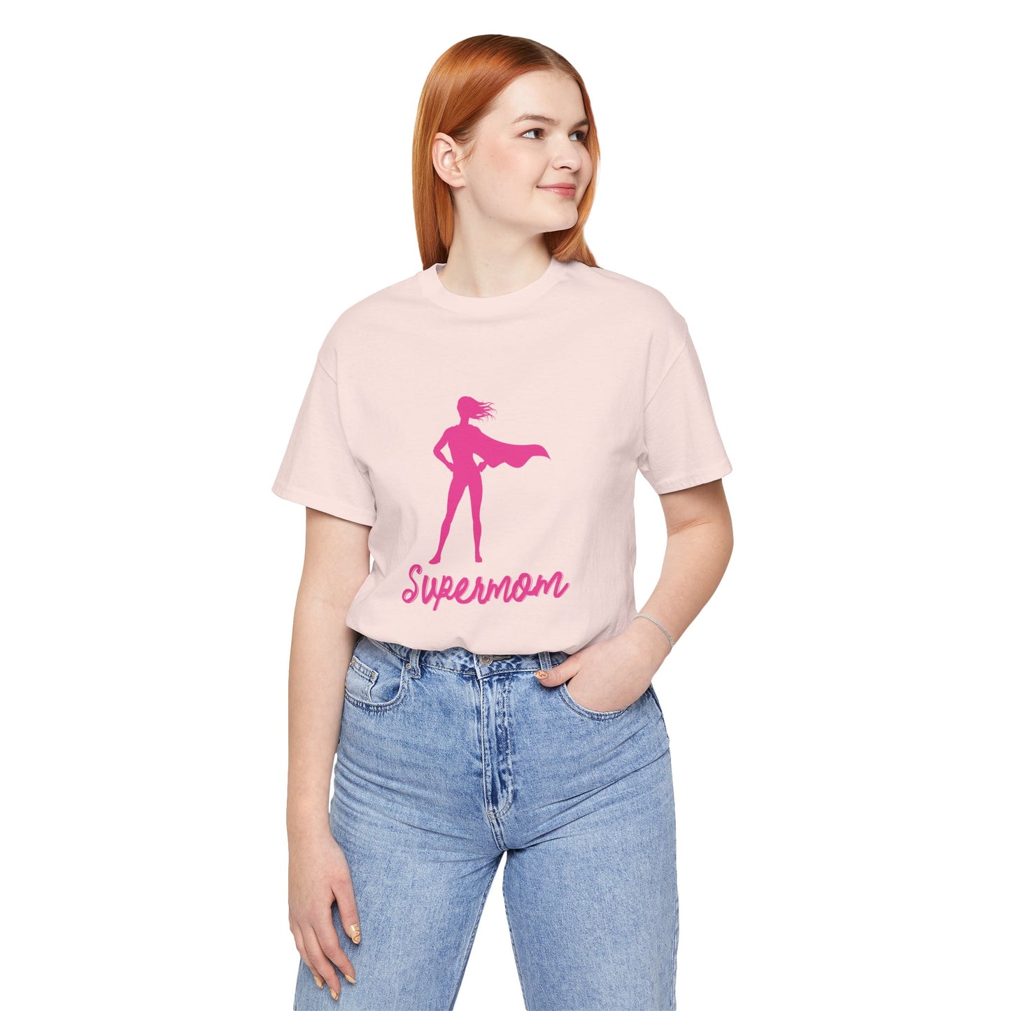 Supermom Hero Tee, Unisex T-Shirt for Mothers, Gifts for Moms, Mother's Day Shirt, Funny Mom tee, Casual Everyday Wear