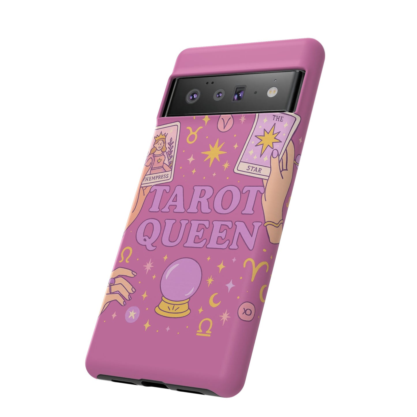 Tarot Queen Phone Case - Mystical Protection for Tarot Lovers, Astrology Gift, Phone Accessory, Witchy Vibe, Unique Smartphone Case