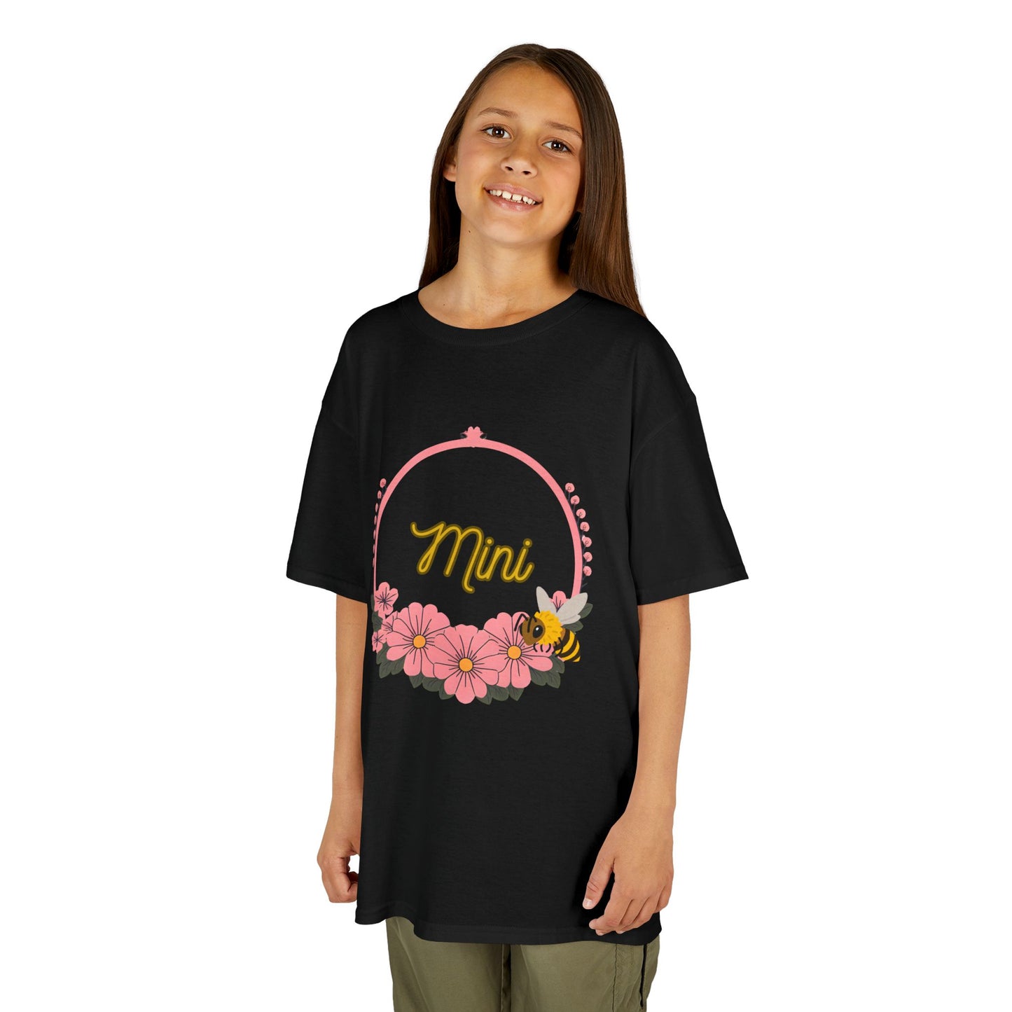 Floral Kids Tee - Mini Bee Design, Children's Shirt, Gift for Little Ones, Spring Outfit, Birthday Celebration