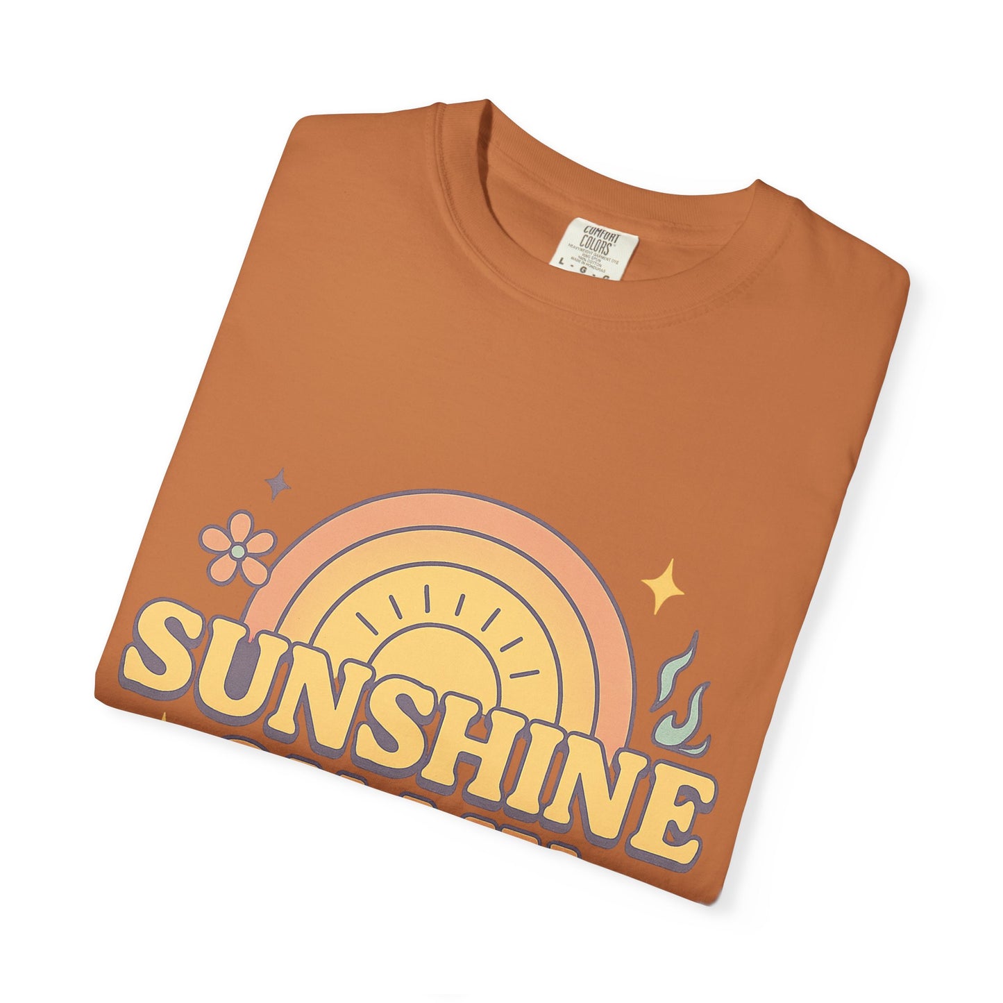 Sunshine Mind T-shirt, Unisex Vintage Tee, Perfect Gift for Summer, Relaxed Casual Wear, Gift for Friends