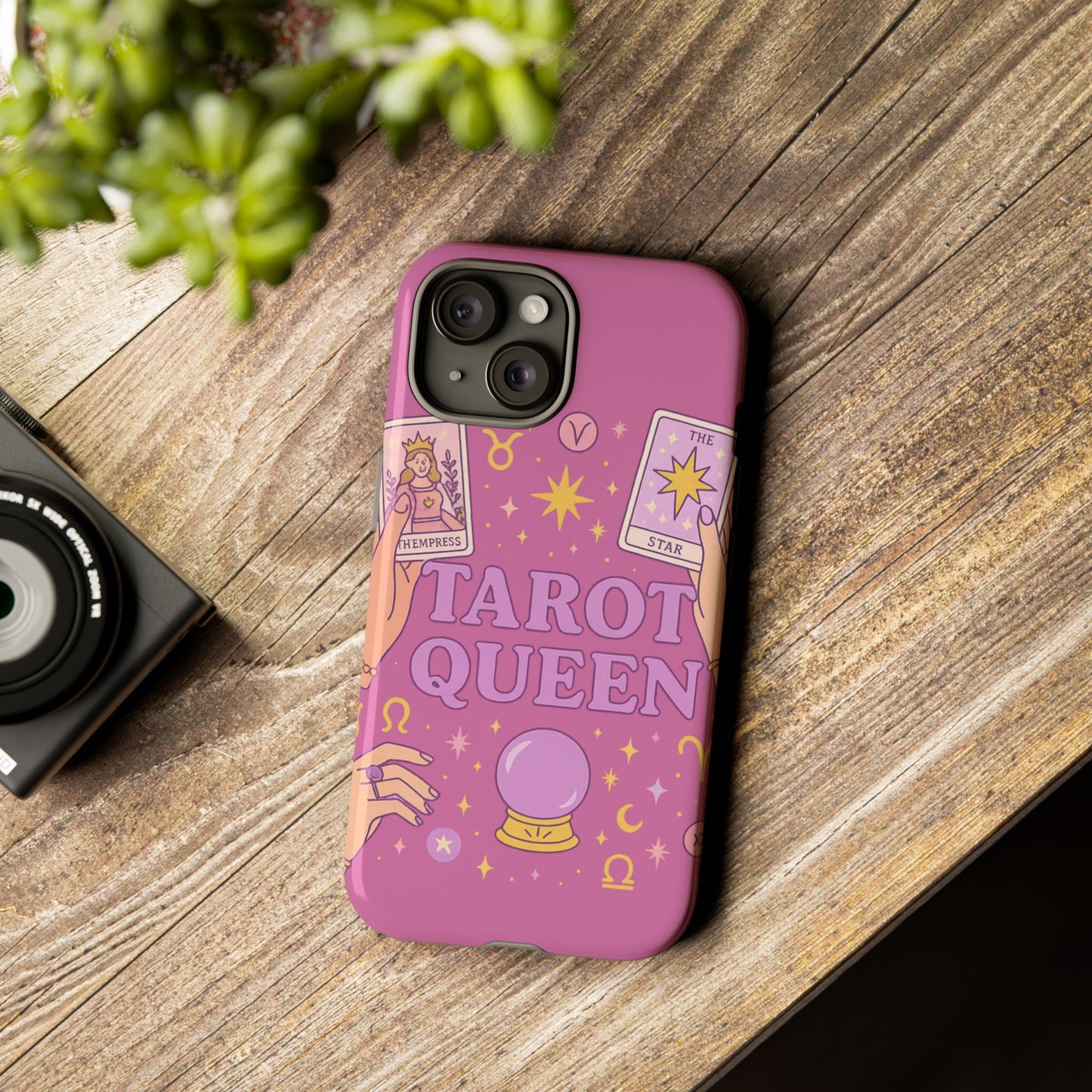 Tarot Queen Phone Case - Mystical Protection for Tarot Lovers, Astrology Gift, Phone Accessory, Witchy Vibe, Unique Smartphone Case