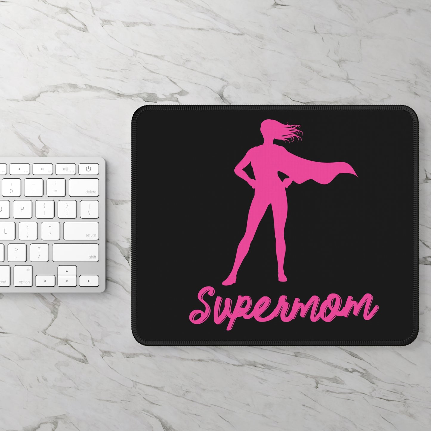 Supermom Gaming Mouse Pad - Perfect for Gamers, Moms, Gifts, Home Office Decor, Unique Mother's Day Present