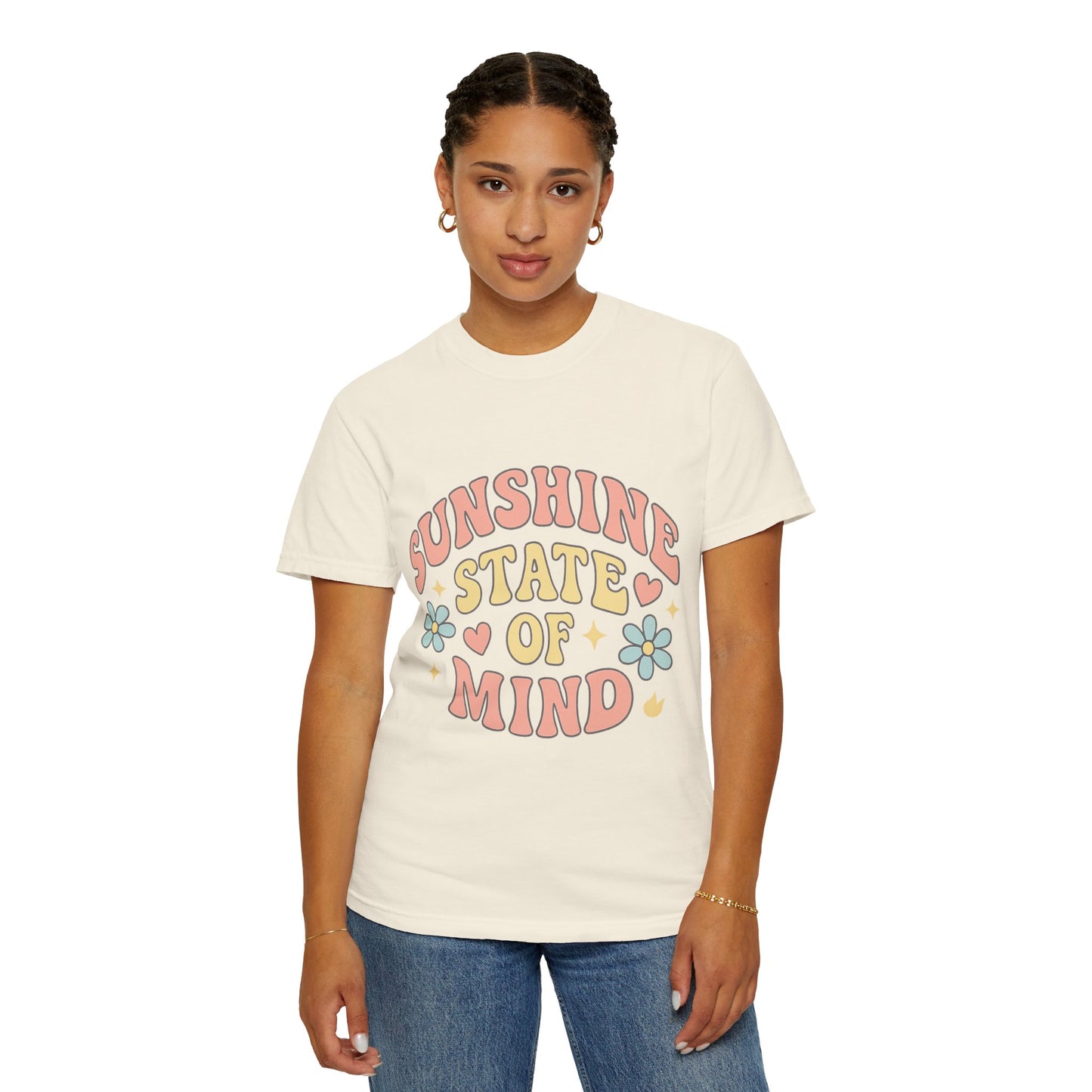 Sunshine State of Mind T-shirt, Summer Vibes Tee, Unisex Casual Wear, Gift for Friends, Retro Inspired Shirt