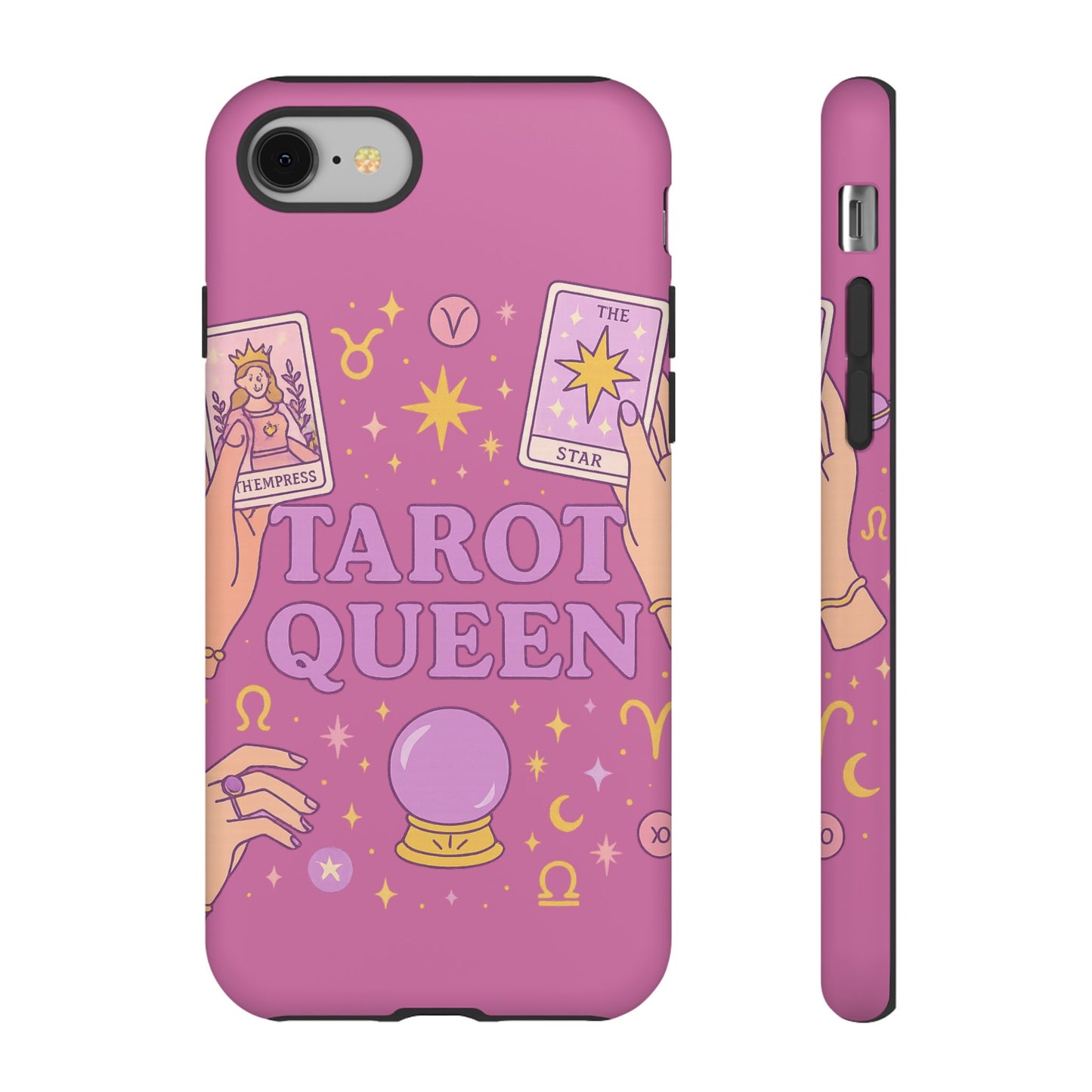 Tarot Queen Phone Case - Mystical Protection for Tarot Lovers, Astrology Gift, Phone Accessory, Witchy Vibe, Unique Smartphone Case