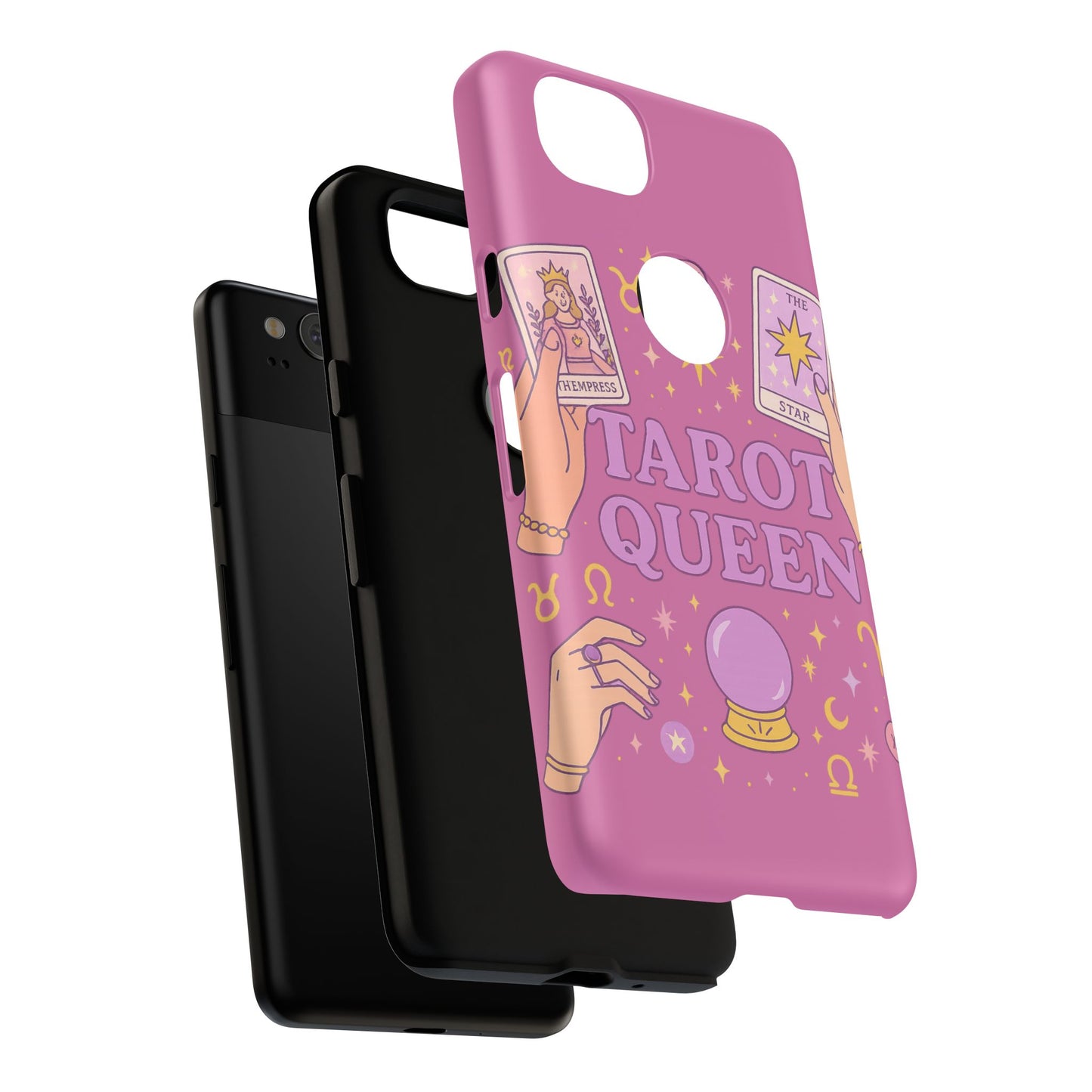 Tarot Queen Phone Case - Mystical Protection for Tarot Lovers, Astrology Gift, Phone Accessory, Witchy Vibe, Unique Smartphone Case