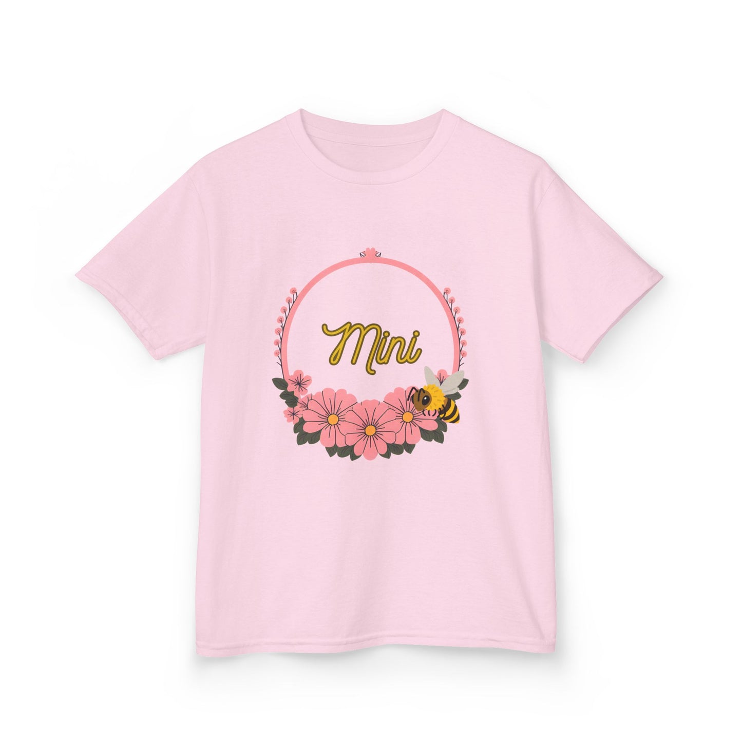 Floral Kids Tee - Mini Bee Design, Children's Shirt, Gift for Little Ones, Spring Outfit, Birthday Celebration