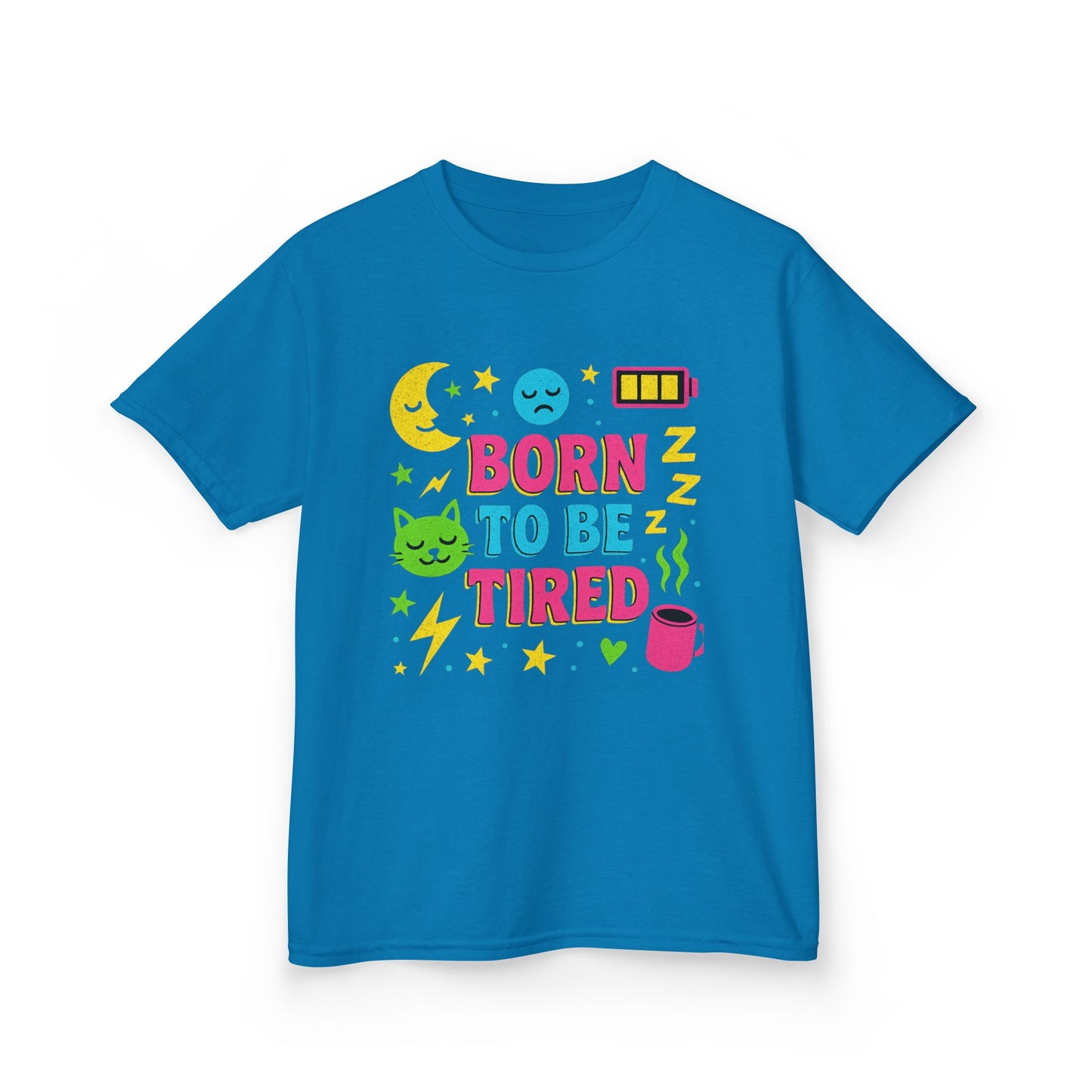 Kids Sleepy Graphic Tee - Perfect for Naptime, Fun Gift for Kids, Birthday Present, Sleepover, and Everyday Wear!