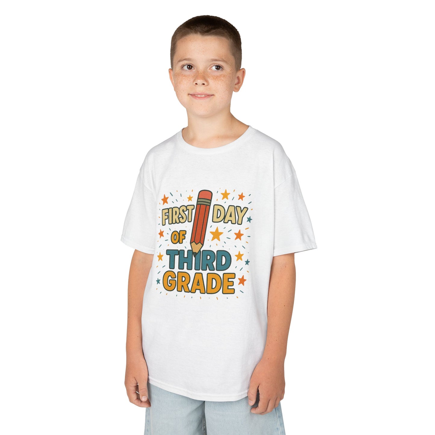 Kids First Day of Third Grade Tee, Back to School Shirt, Teacher Gift, Fun Kids Tee, School Celebration Apparel