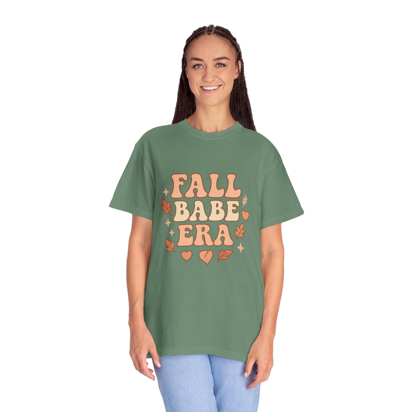 Fall Babe Era Comfort Colors T-shirt, Cozy Autumn Tee, Seasonal Fashion, Cute Graphic Shirt, Thanksgiving Outfit