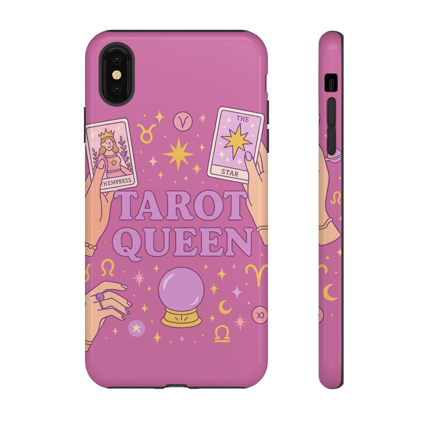 Tarot Queen Phone Case - Mystical Protection for Tarot Lovers, Astrology Gift, Phone Accessory, Witchy Vibe, Unique Smartphone Case