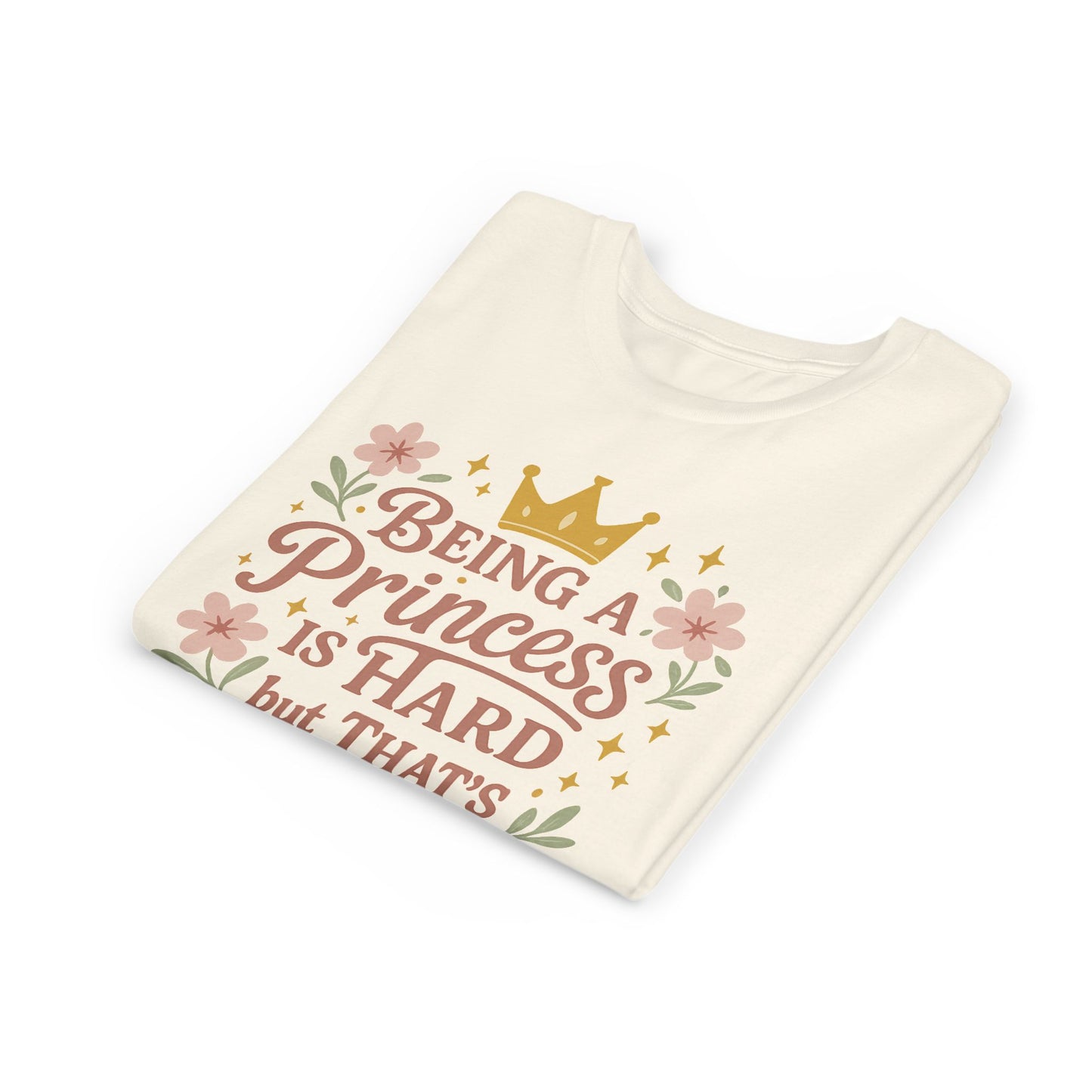 Youth Princess Tee - Perfect for Young Royalty | Fun Gift for Birthdays, Holidays, Dress-Up, Parties, Everyday Wear