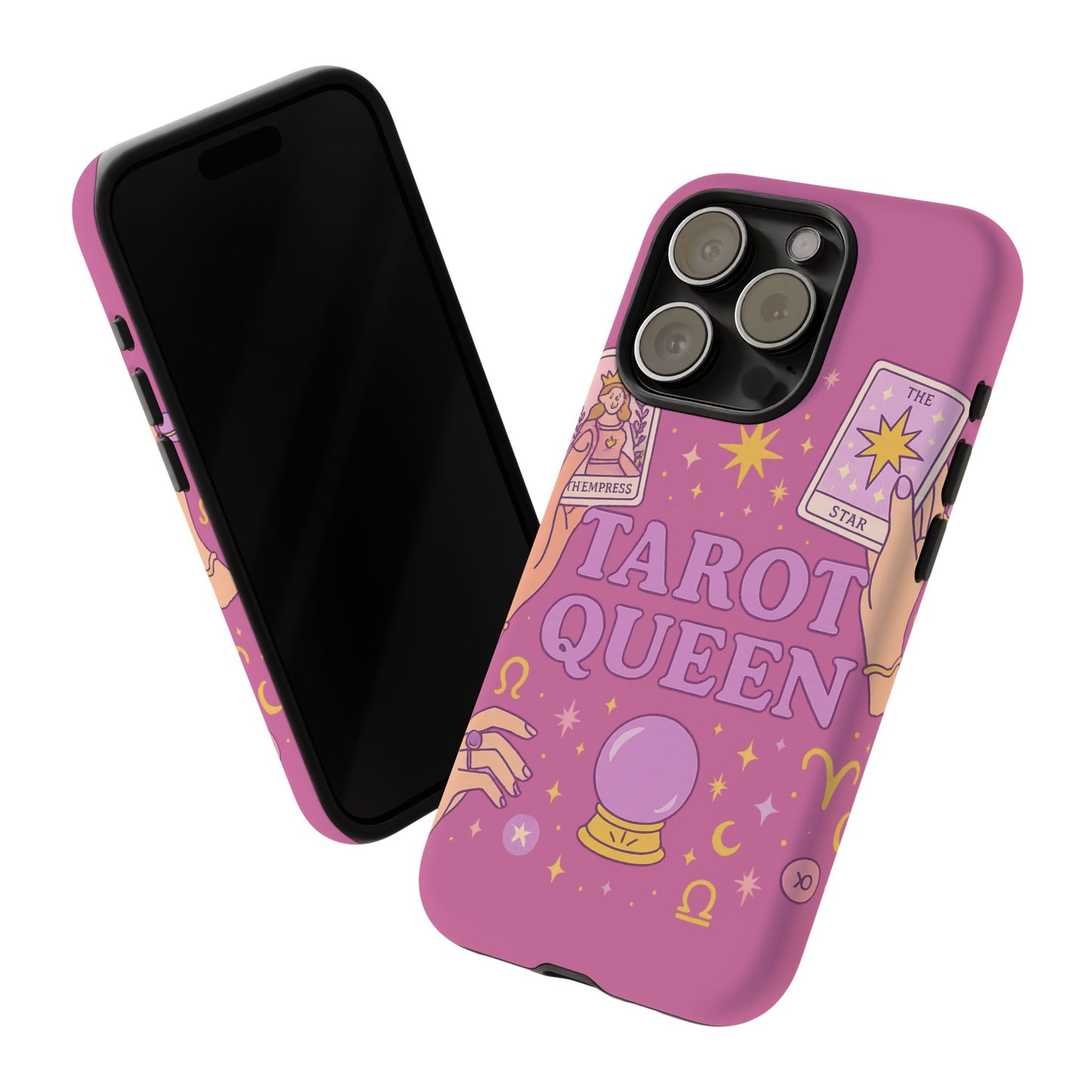 Tarot Queen Phone Case - Mystical Protection for Tarot Lovers, Astrology Gift, Phone Accessory, Witchy Vibe, Unique Smartphone Case